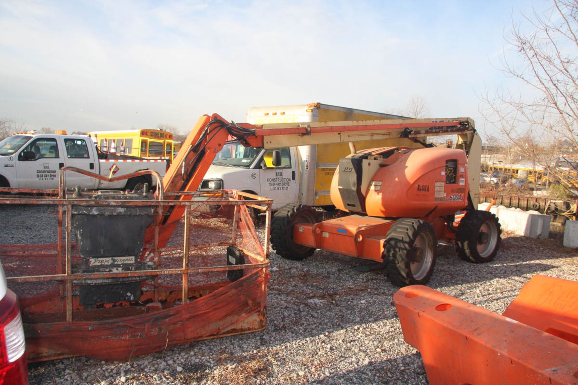 2009 JLG MDL. 600AJ BOOM LIFT, 60' PLATFORM REACH, 39' HORIZONTAL REACH, 500# PLATFORM CAPACITY, S/