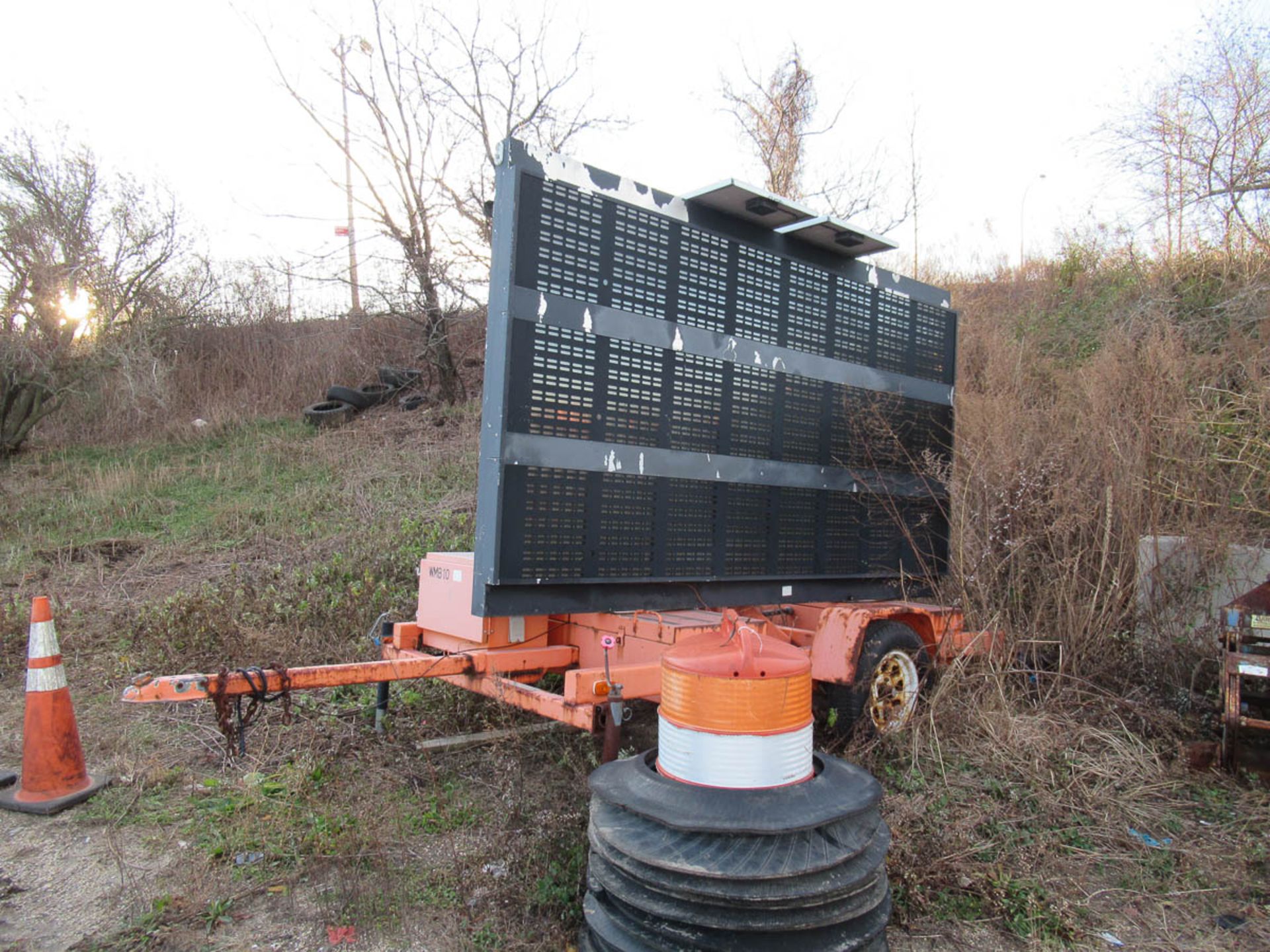 AMERICAN SIGNAL MDL. T331 MESSAGE BOARD [NOTE: SAMPLE PHOTO] [LOCATED @ WORK SITE]