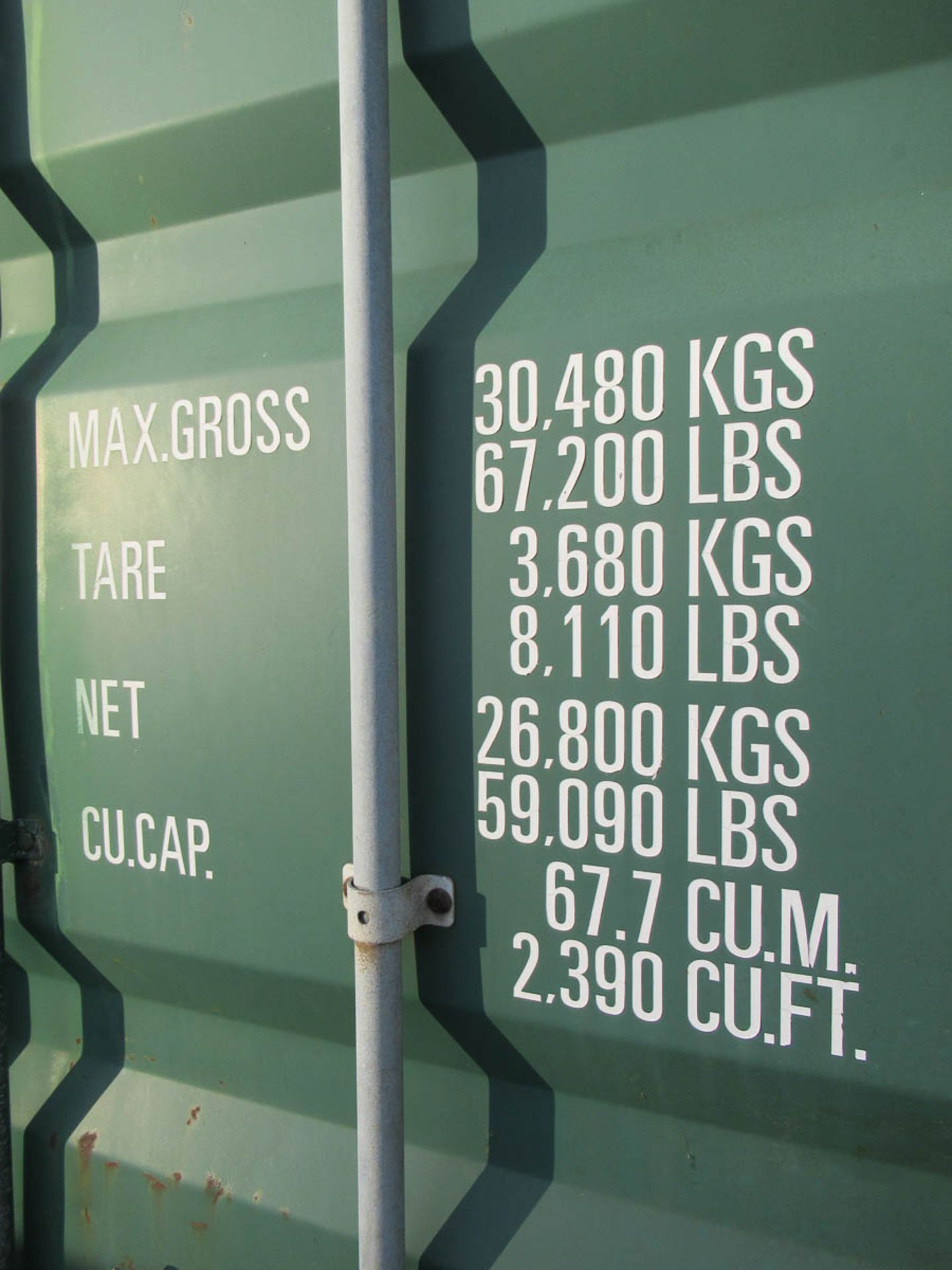 40' SHUNDE SHUN CONTAINER, TYPE SC40-CAP-01, S/N: S194117 (2003) [LOCATED @ MARINE PARKWAY - Image 5 of 5