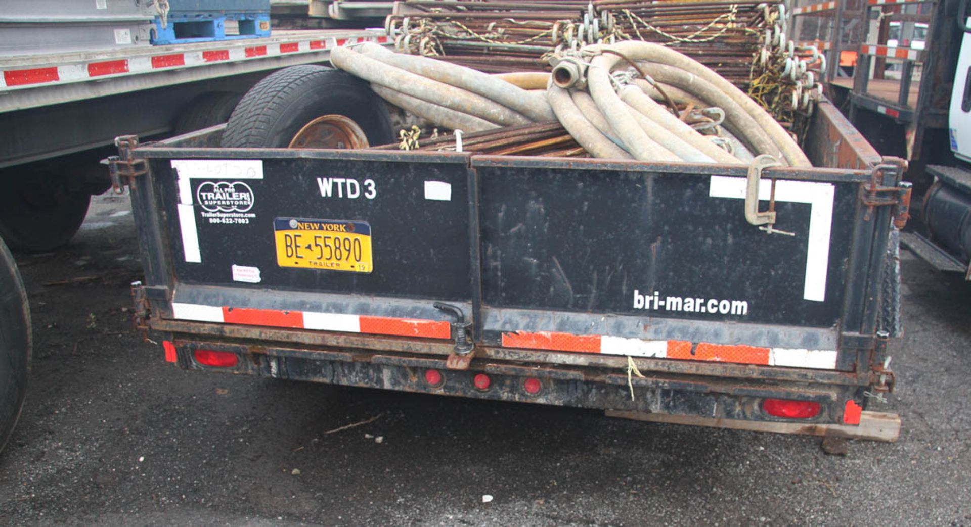 14' BRI-MAR TRAILER (WTD3) (NO CONTENTS; TRAILER ONLY) [LOCATED @ KEM YARD - PELHAM MANOR, BRONX, - Image 4 of 6