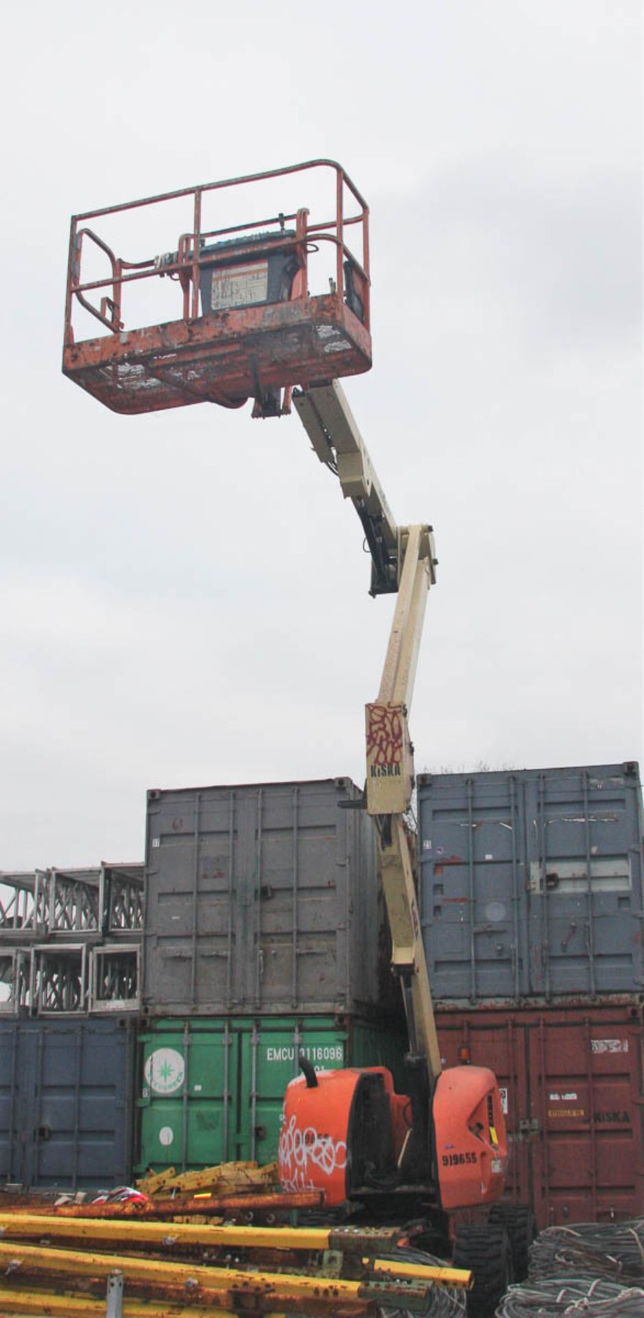 2007 JLG 450AJ SERIES II BOOM LIFT, DIESEL, WITH 25' MAX OUT REACH, 45' MAX PLATFORM HEIGHT, 500#