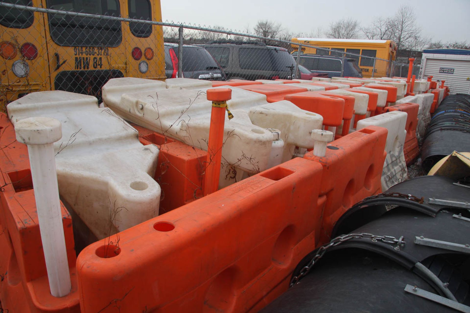 ASSORTED PLASTIC BARRIERS, APPROXIMATELY [140] [LOCATED @ 6 CANAL ROAD, PELHAM, NY (BRONX)] - Image 7 of 7