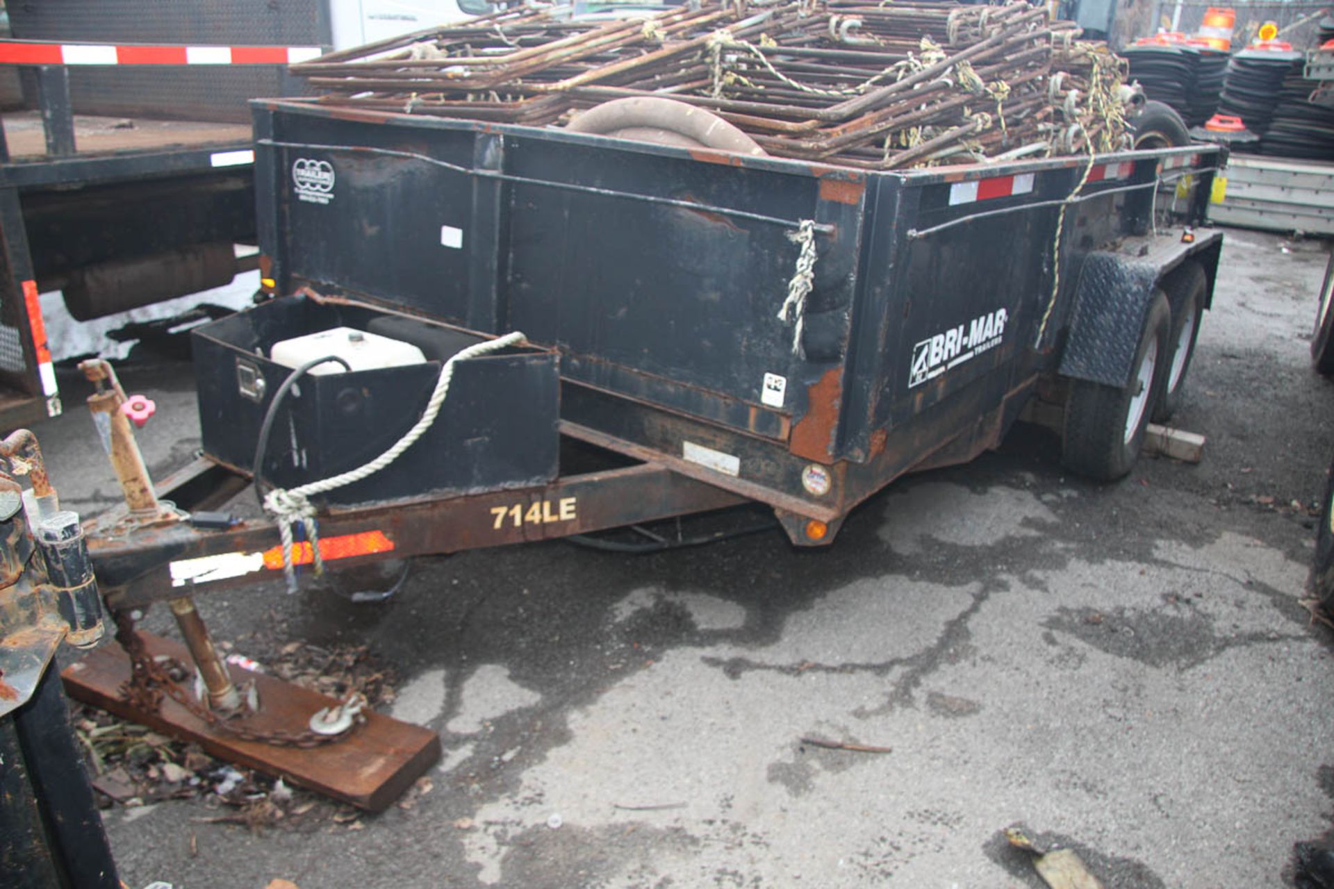 14' BRI-MAR TRAILER (WTD3) (NO CONTENTS; TRAILER ONLY) [LOCATED @ KEM YARD - PELHAM MANOR, BRONX,