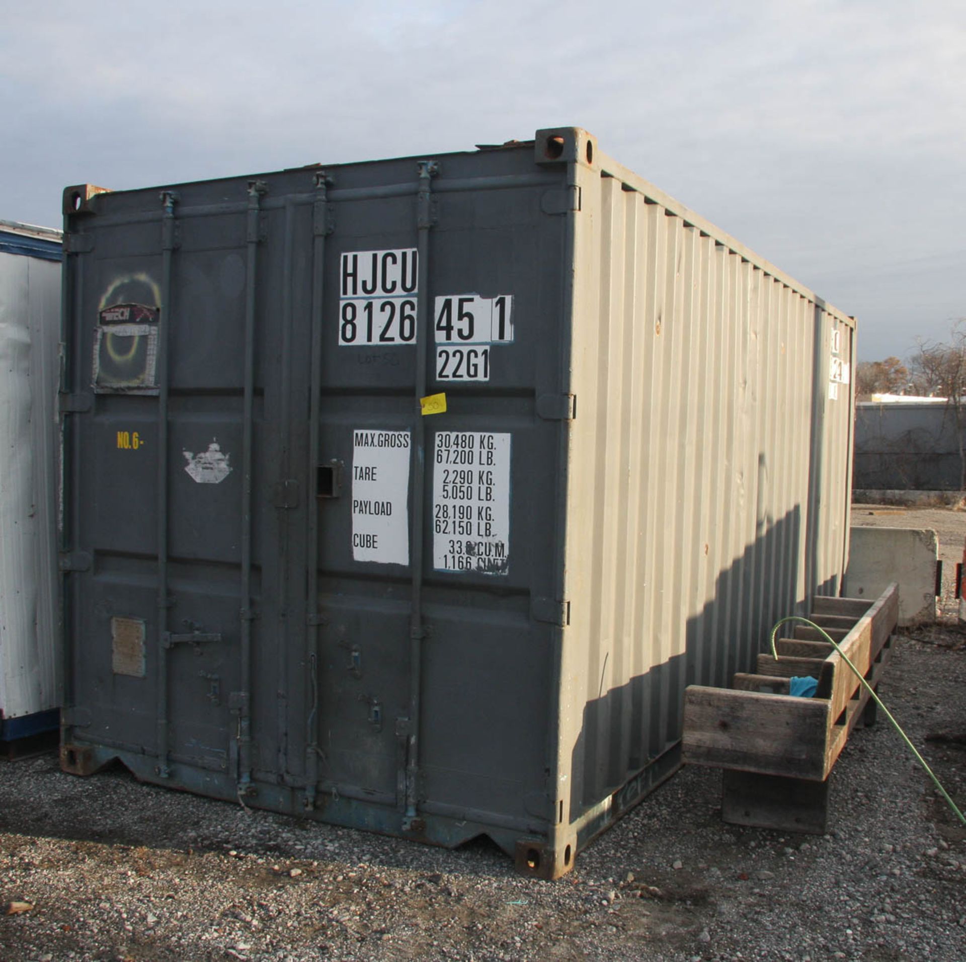 20' SHIPPING CONTAINER (#6) [LOCATED @ 6 CANAL ROAD, PELHAM, NY (BRONX)]