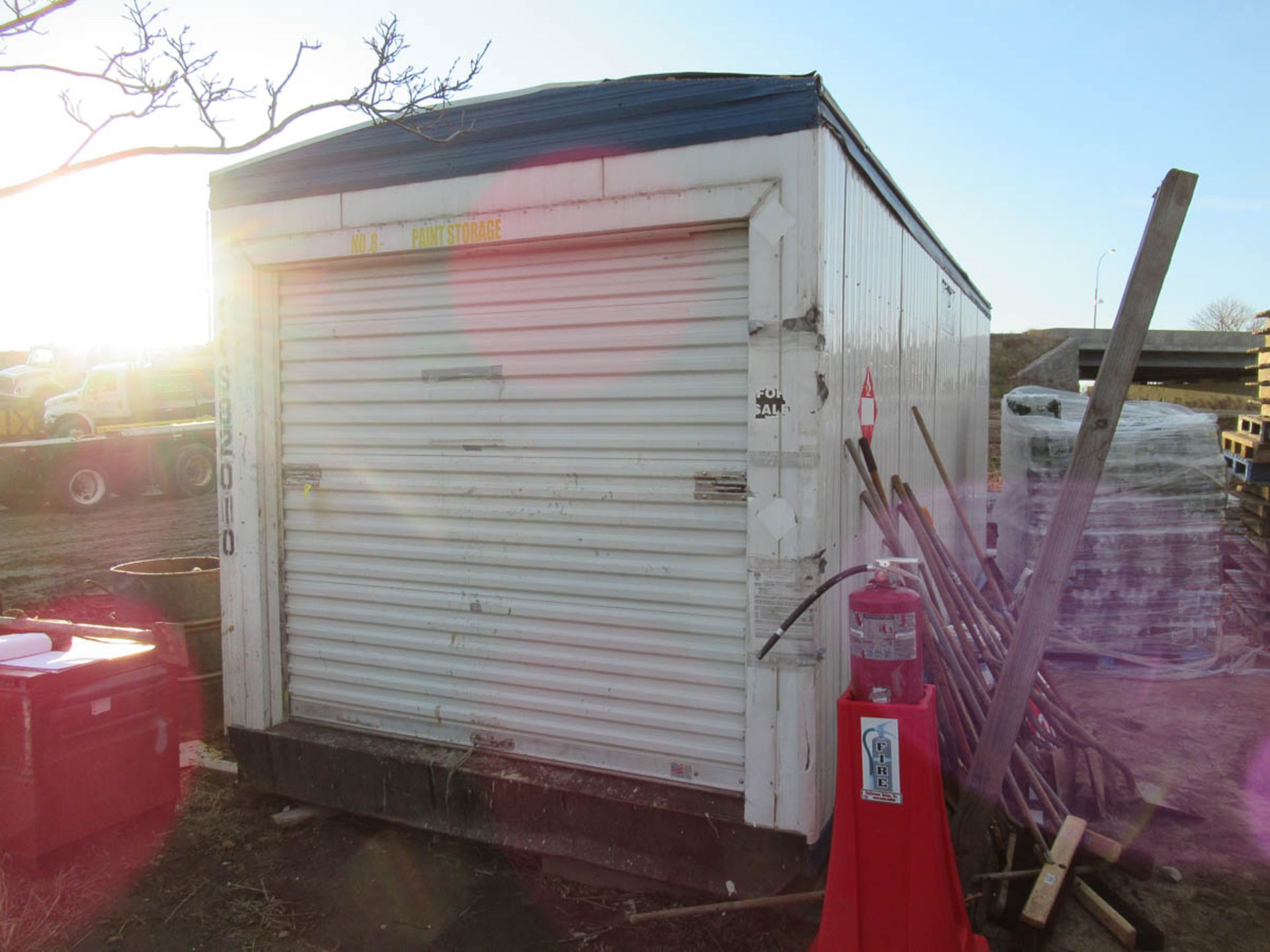 APPROXIMATELY 14' INSULATED CONTAINER / TRAILER [LOCATED @ MARINE PARKWAY BRIDGE - QUEENS SIDE]