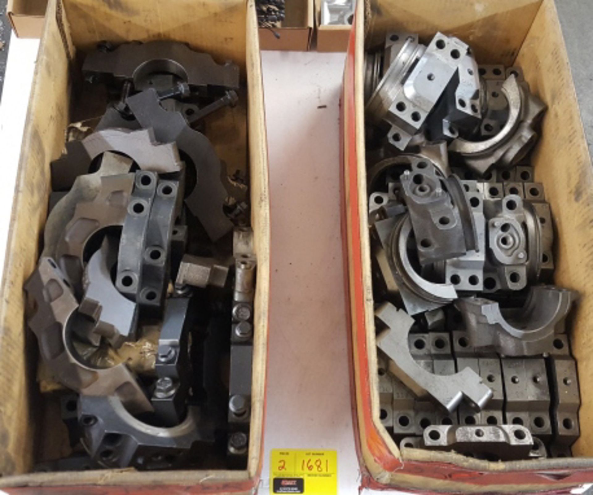 Box of Used Engine Main Caps.