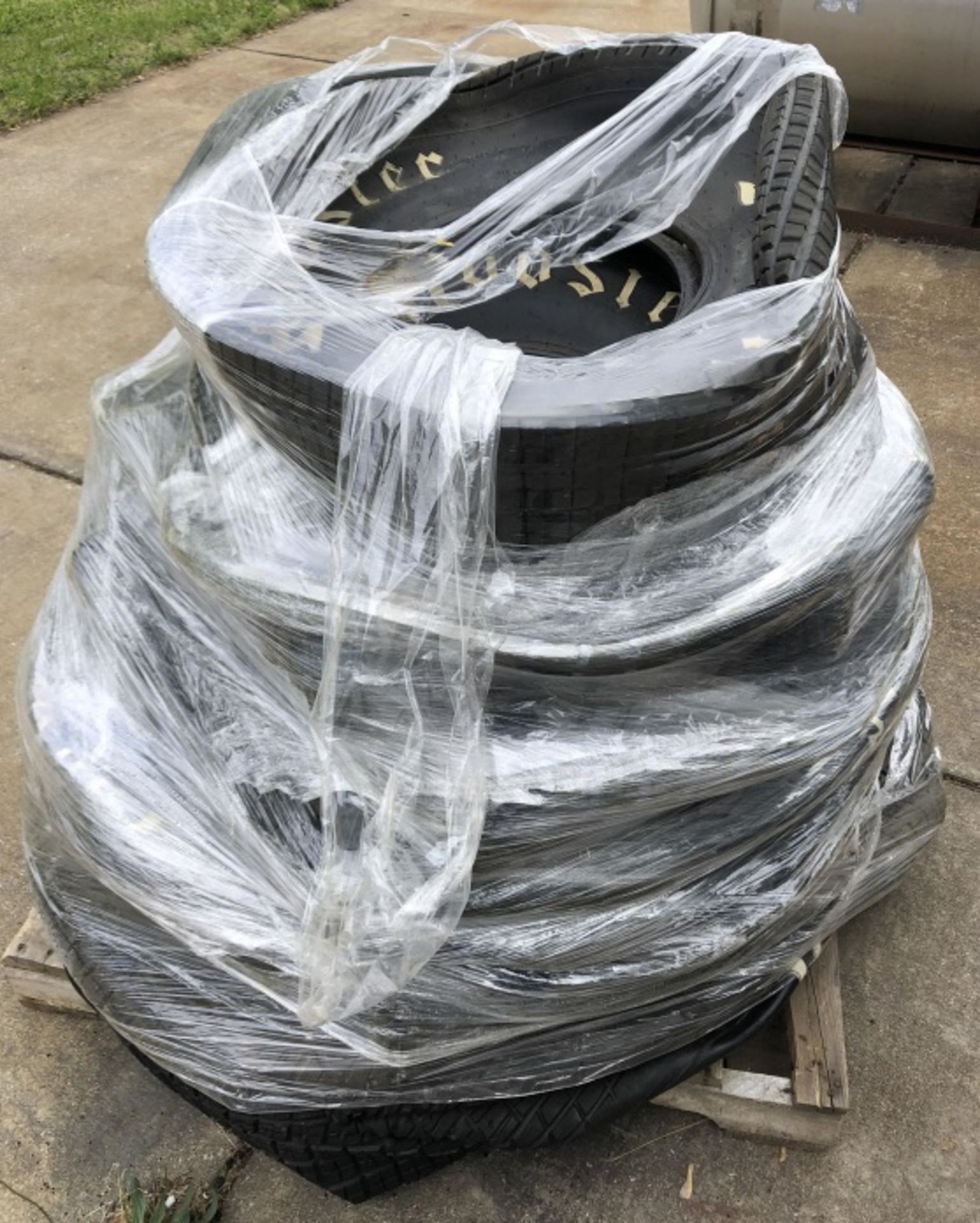 Pallet of Racing Tires, Used once, Various sizes