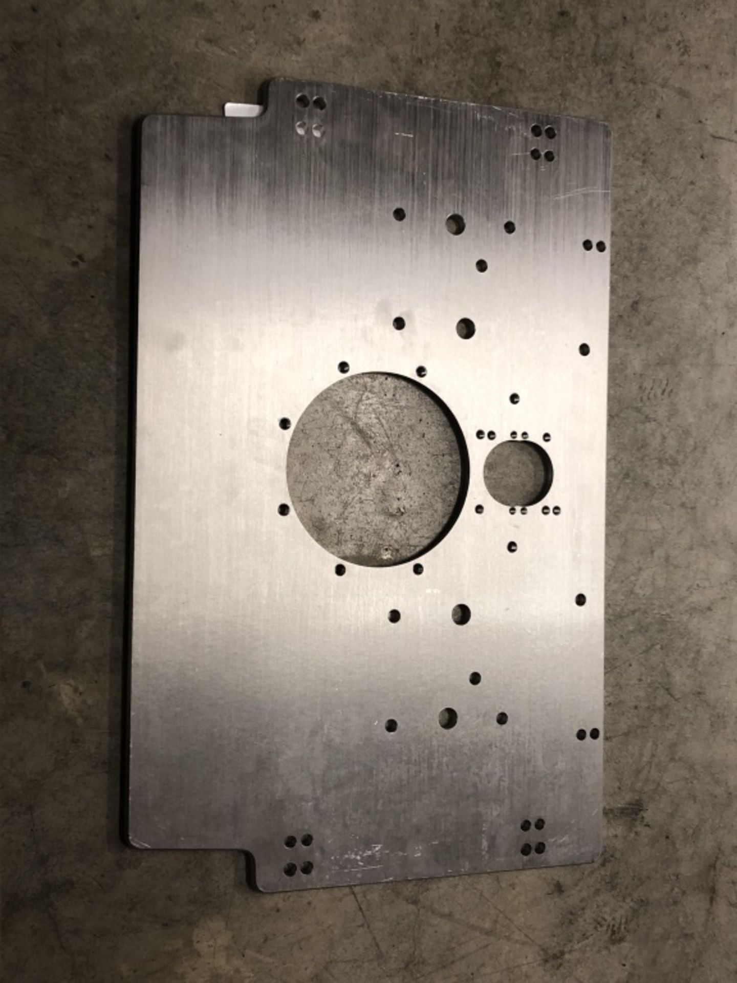 Aluminum Chalk Chevy Offset Motor Plate - Image 3 of 3