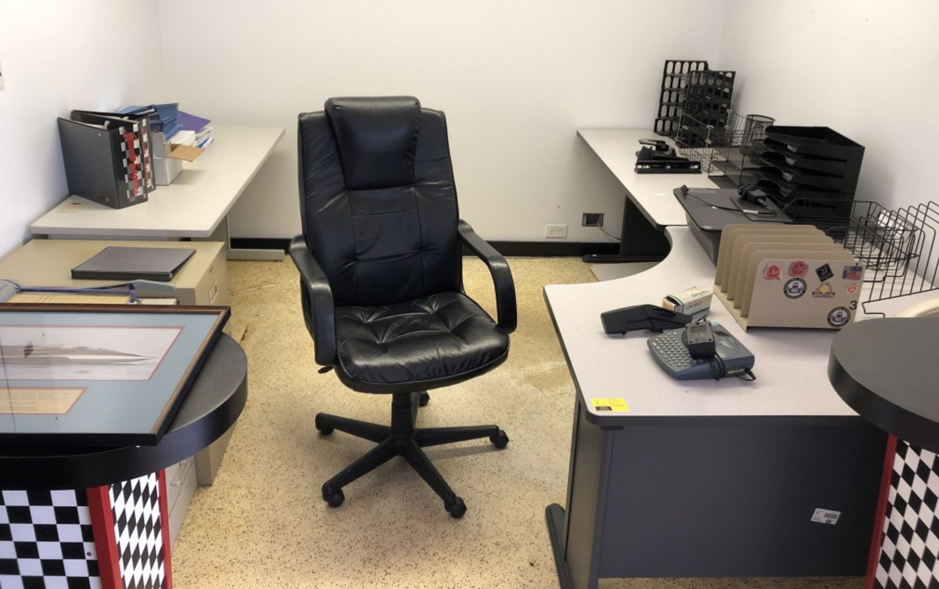 Contents Of Office Area Includes Office Chair,