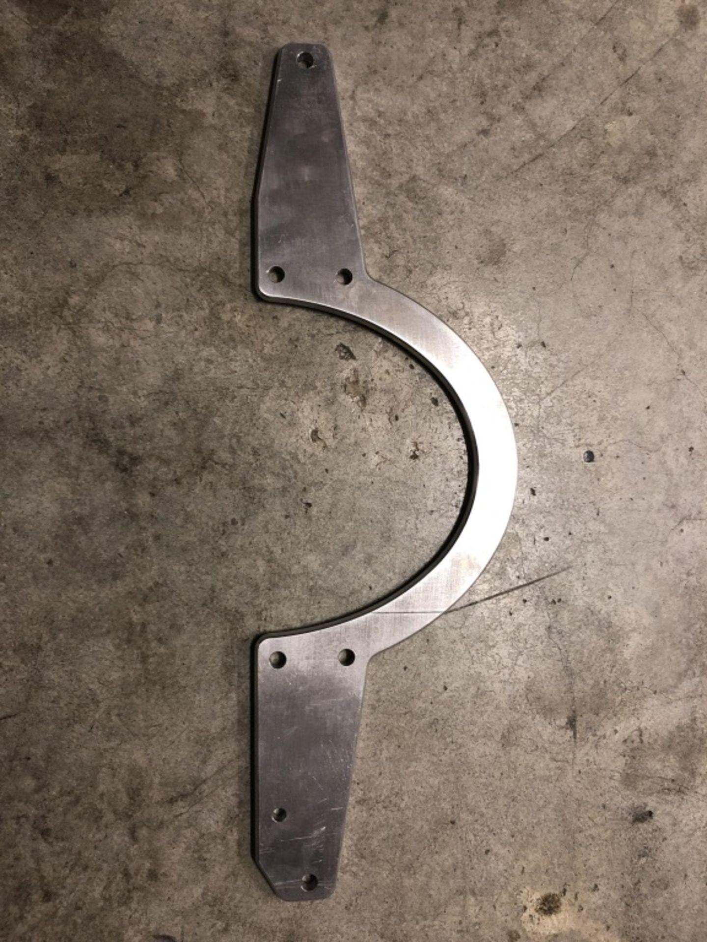 Aluminum Sprint Car Chevy Motor Mount Plate - Image 2 of 3