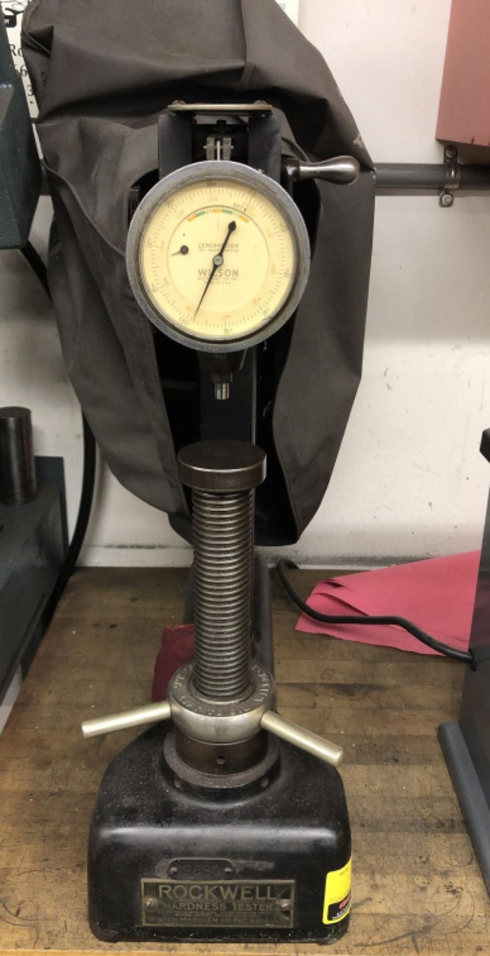 Rockwell Hardness Tester w/ Cover