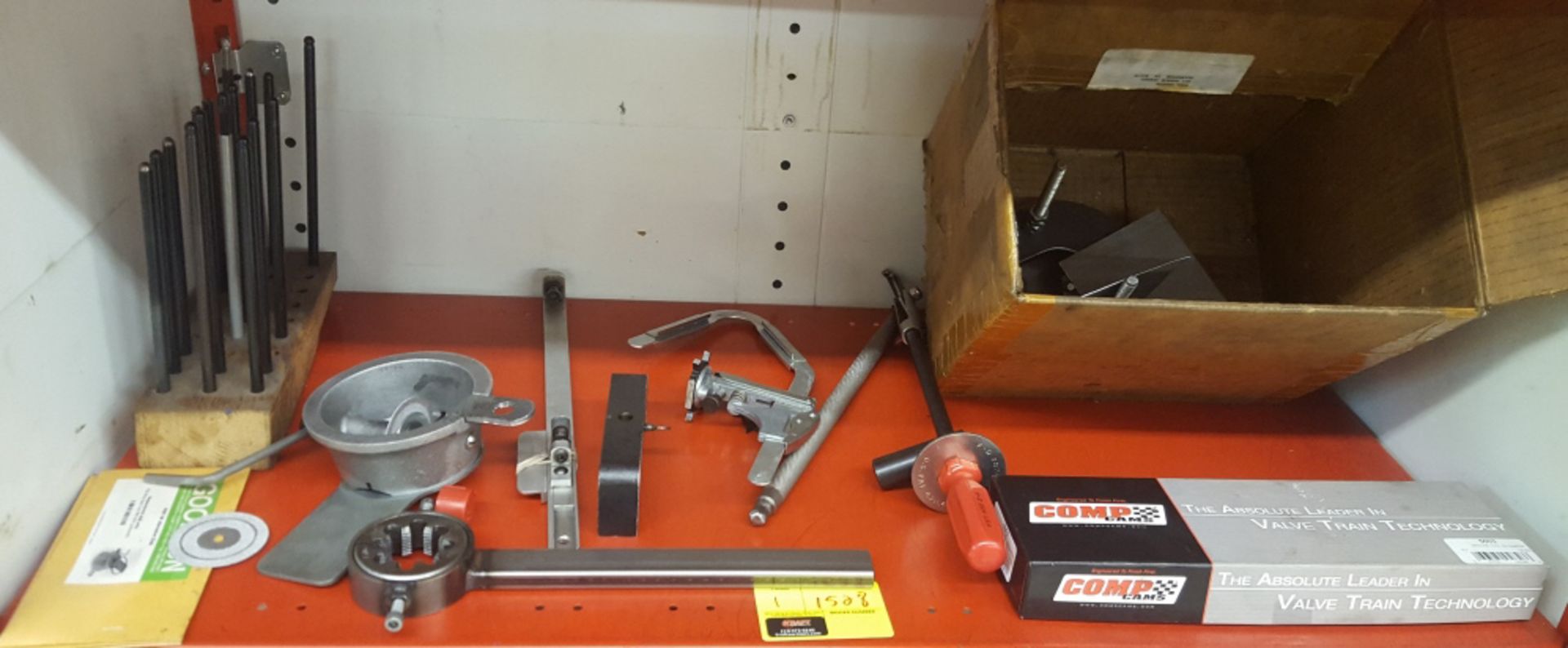 Shelf w/Grooving Tool and Speciality Tools