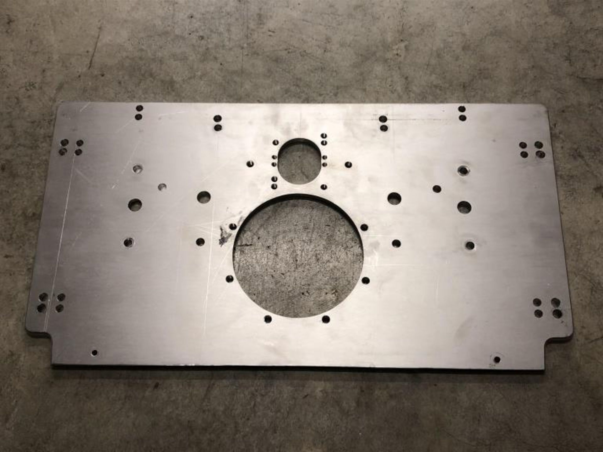 Aluminum Chalk Chevy Modified Motor Plate - Image 3 of 3