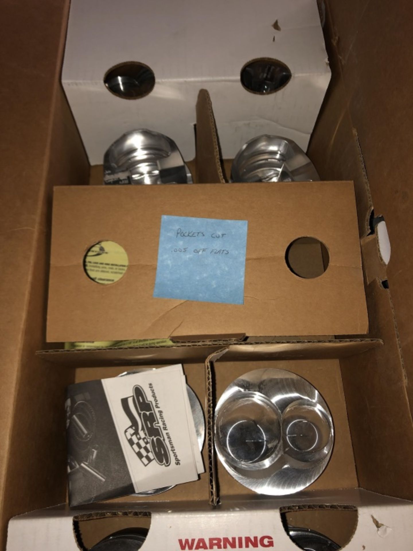 Custom High Performance JE Pistons In Box