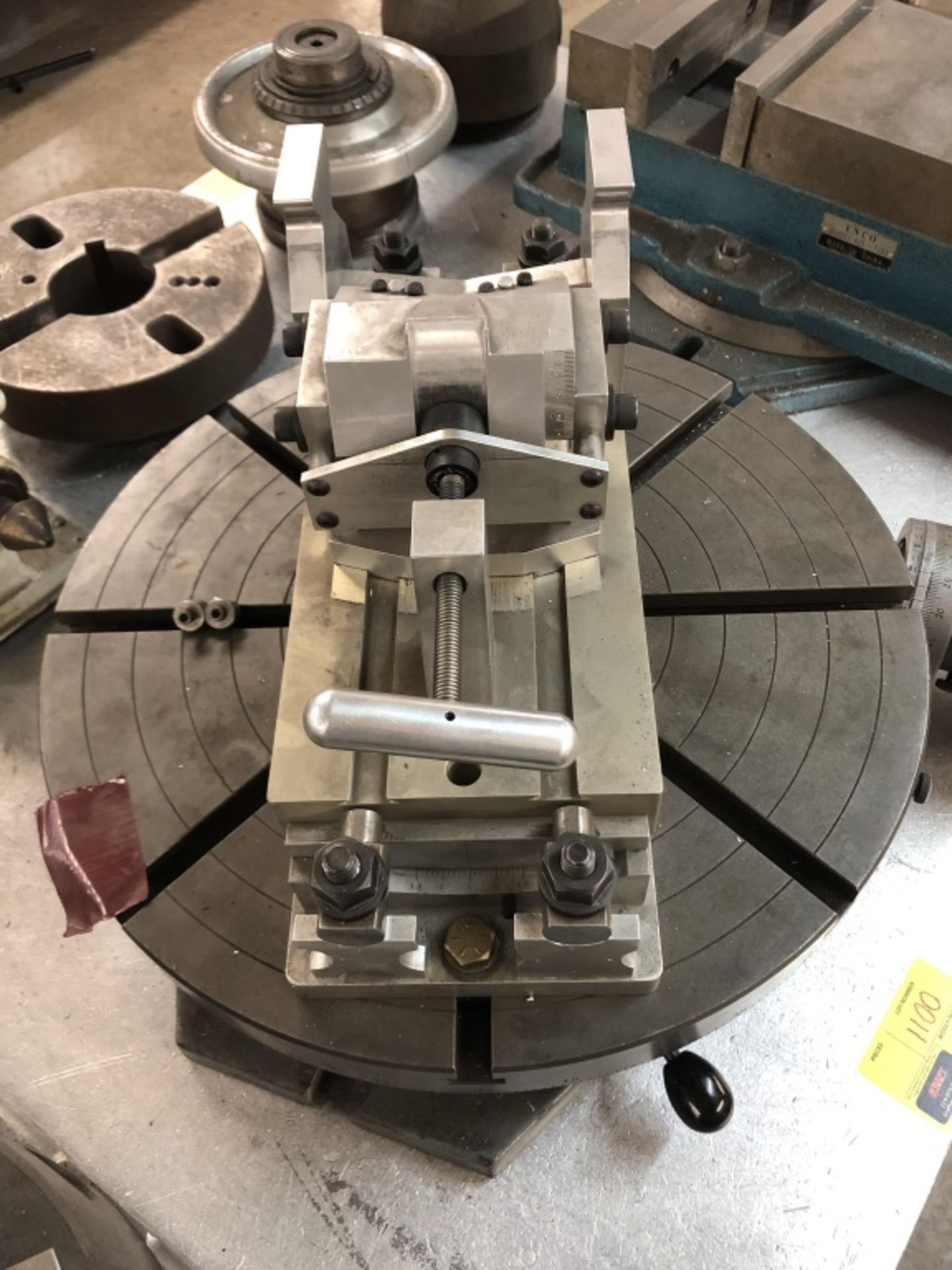 TRYOKE T-18 Rotary Table w/Alum attachment. - Image 3 of 4