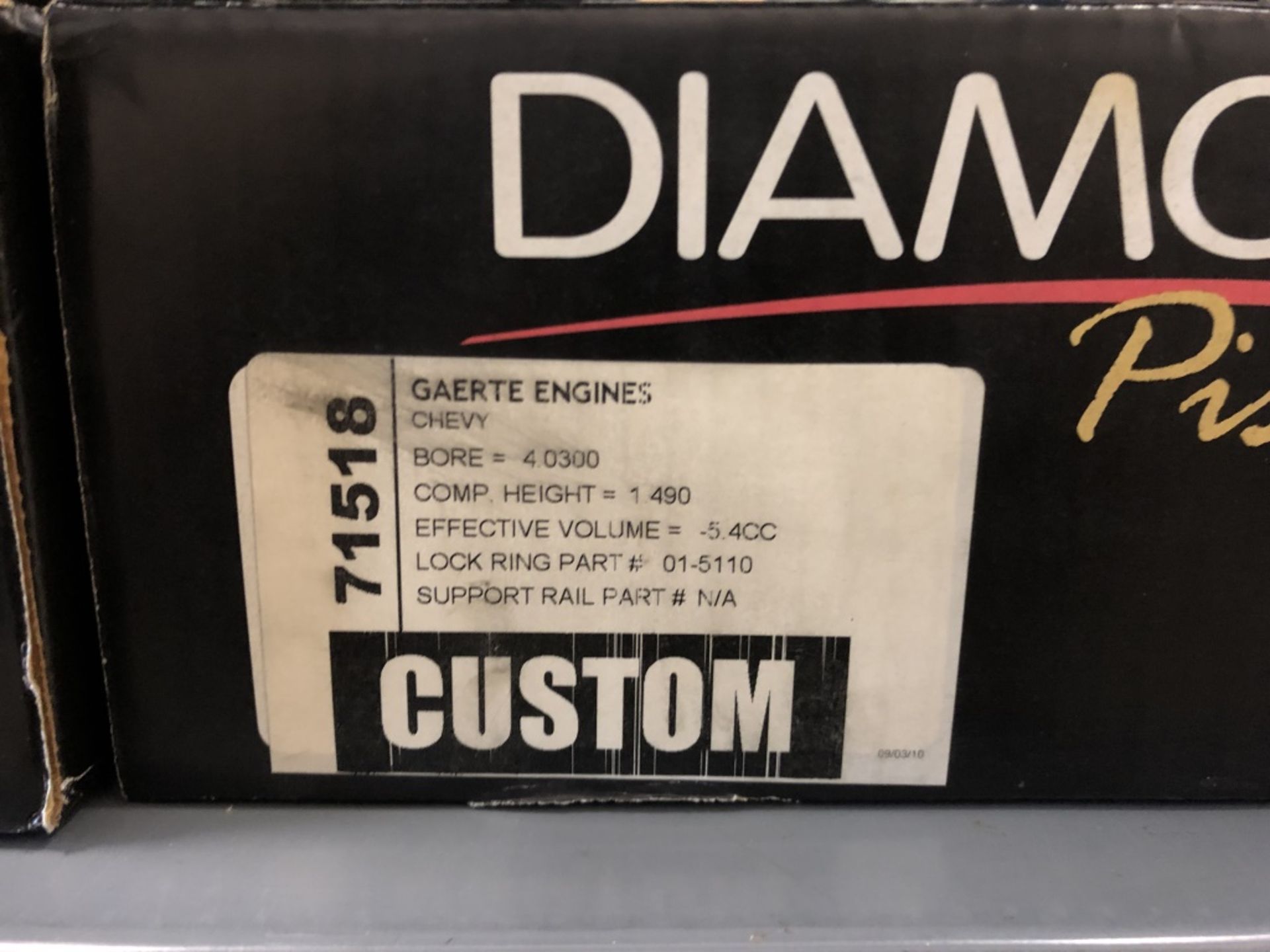 Custom High Performance Diamond Pistons In Box / - Image 2 of 2