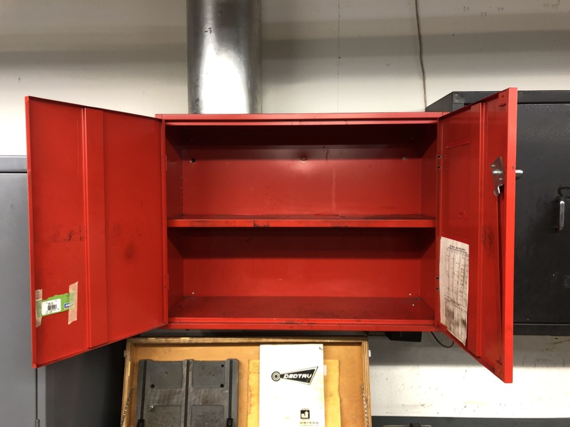 Red 2 Door Wall Cabinet - Image 2 of 2