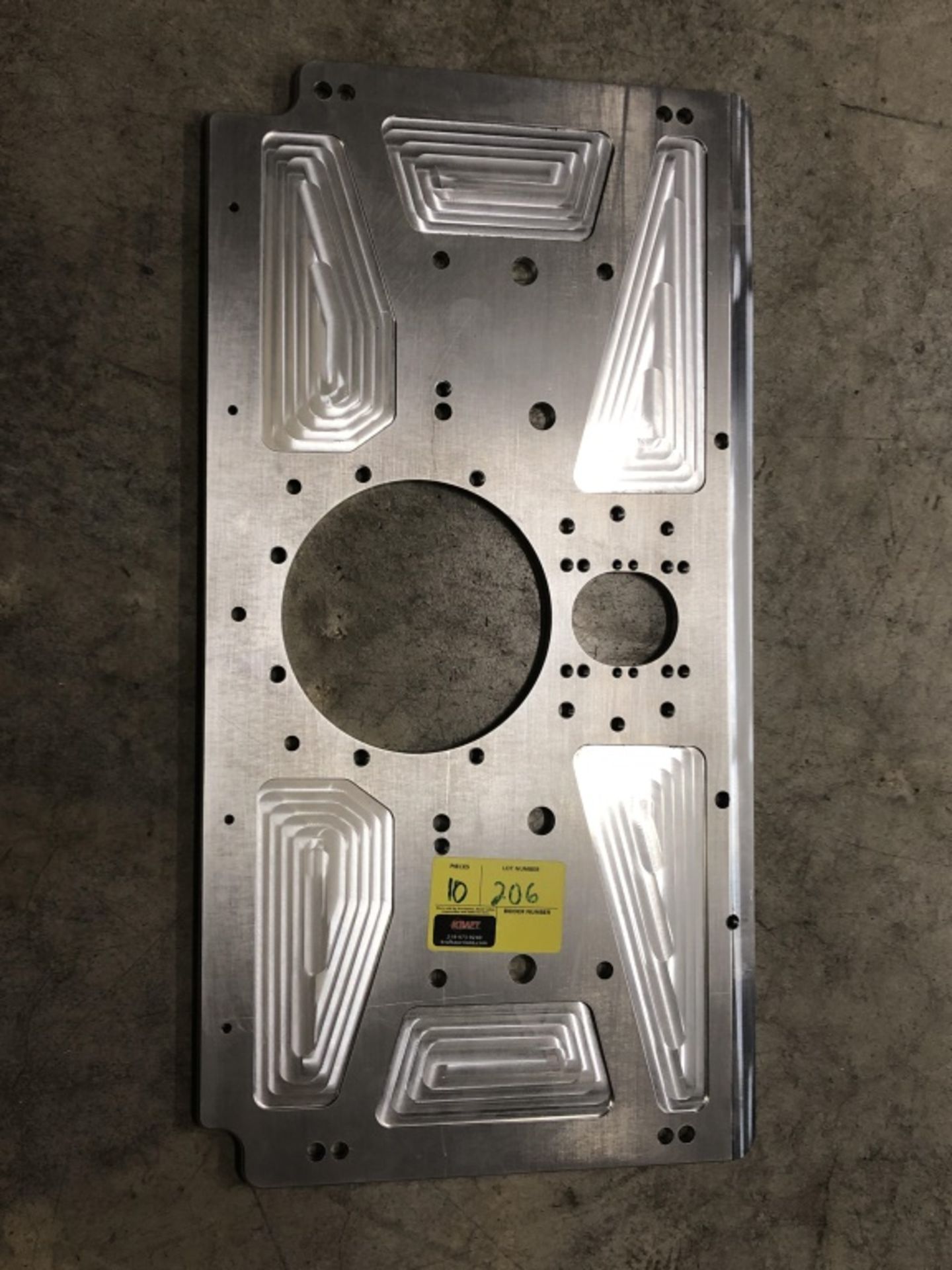 Aluminum Sprint Car Motor Plate - Image 2 of 3