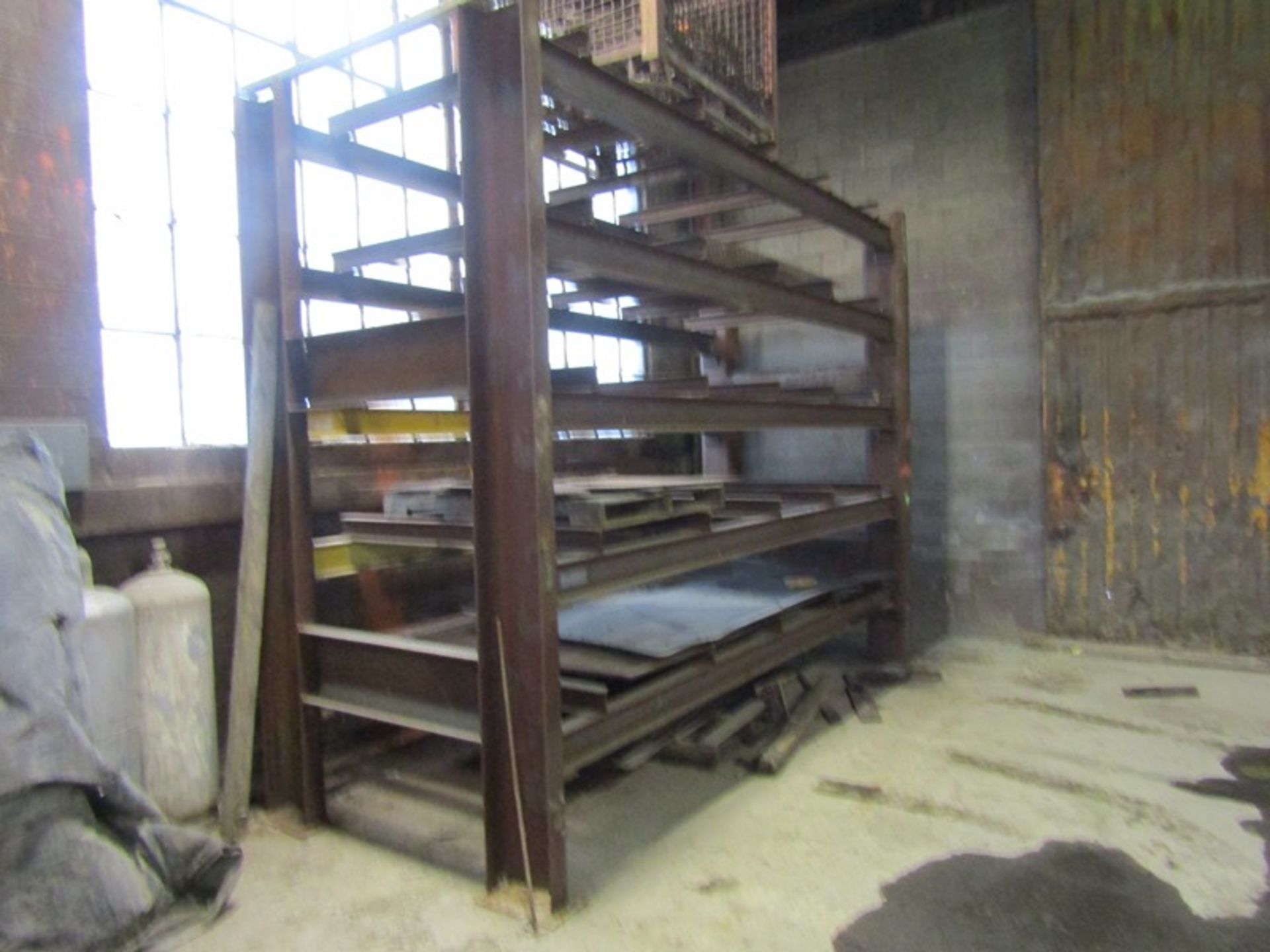 Steel Rack & Contents