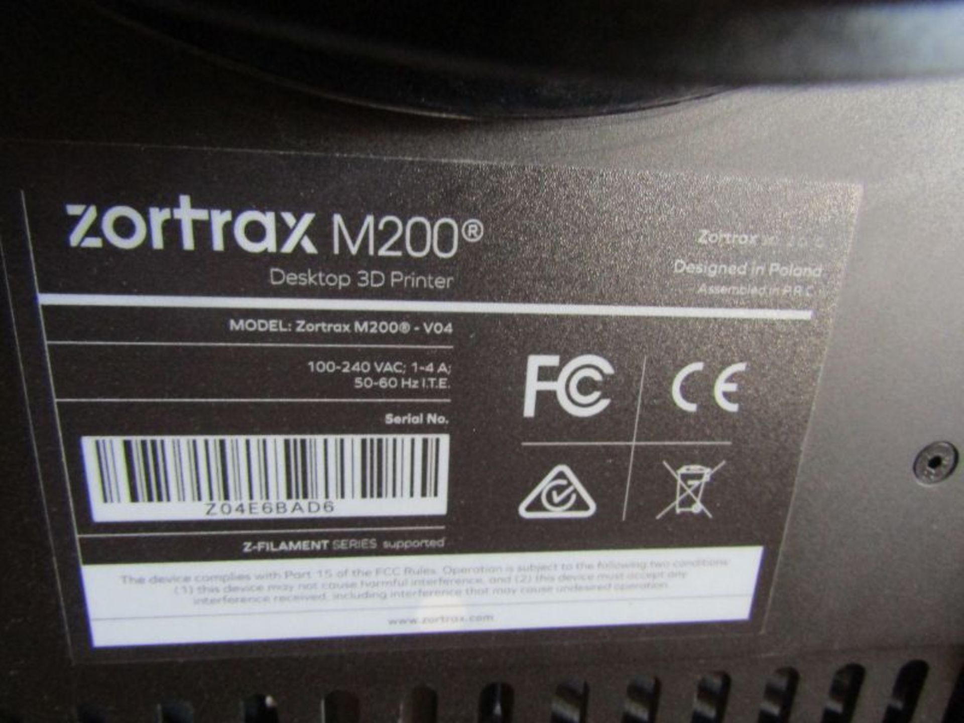 Zortax FDM 3D Printer M200 - Image 8 of 8