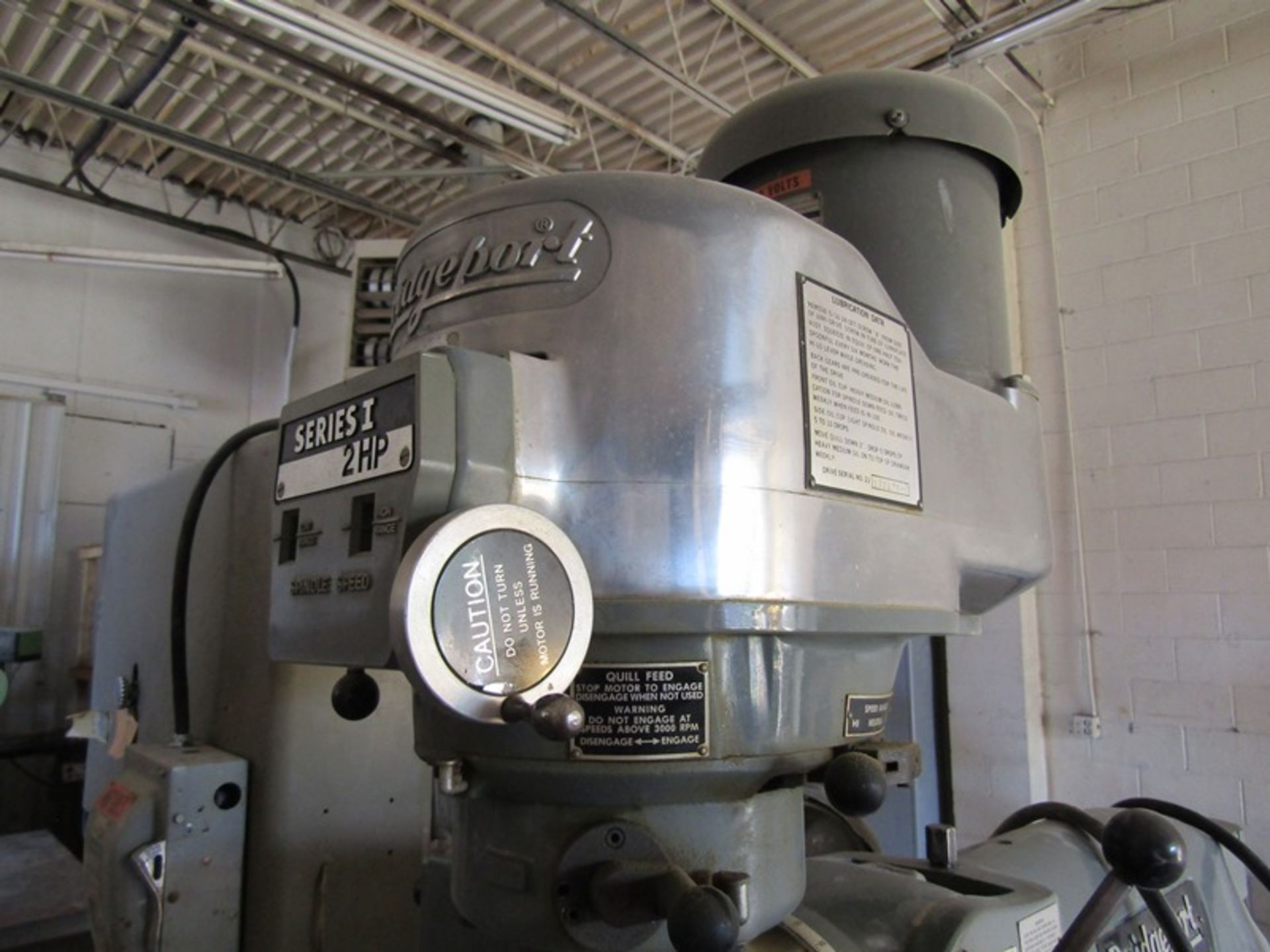 Bridgeport Mill With Powerfeed & Digital Readout - Image 16 of 17