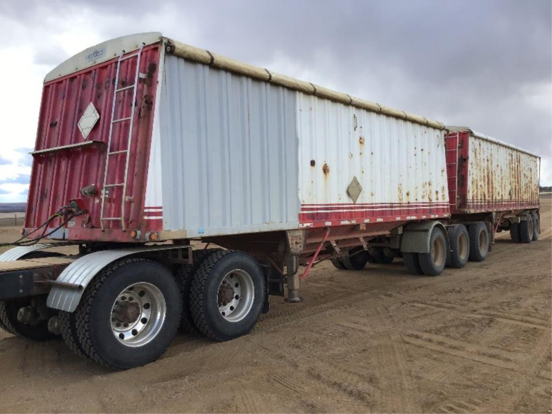 1995 Lode King Super-B Grain Trailers - Image 6 of 11