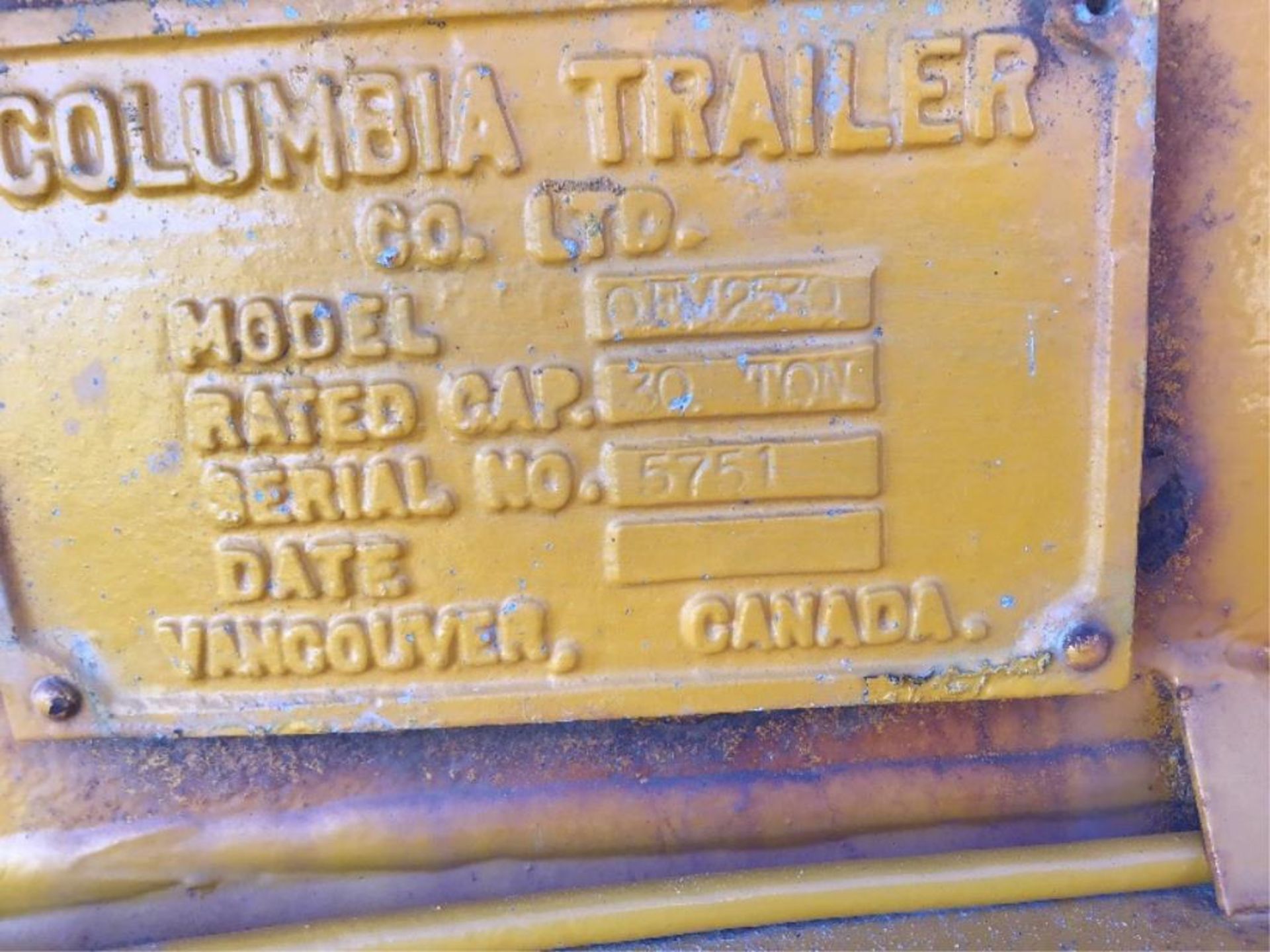 1969 36FT T/A Columbia High Boy Trailer - Image 9 of 9