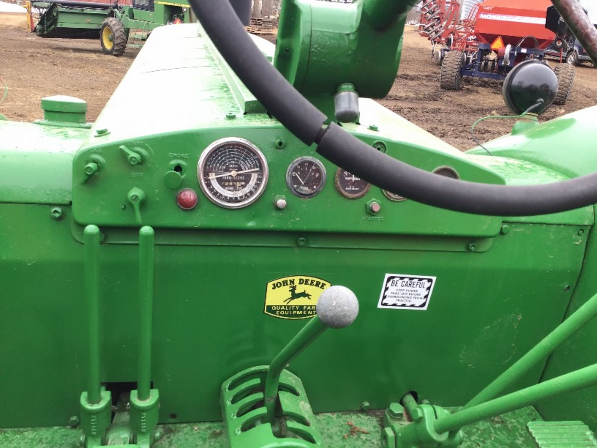 80 John Deere Antique Tractor 2wd, 2cyl diesel, Stn Trans, 540PTO, 2hyd outlets, 60hp, 23.1-26rr, - Image 5 of 5