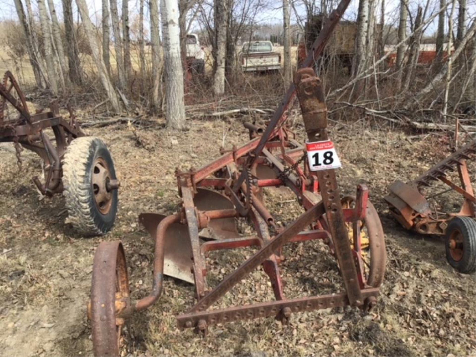 Antique 4-Bottom Plow