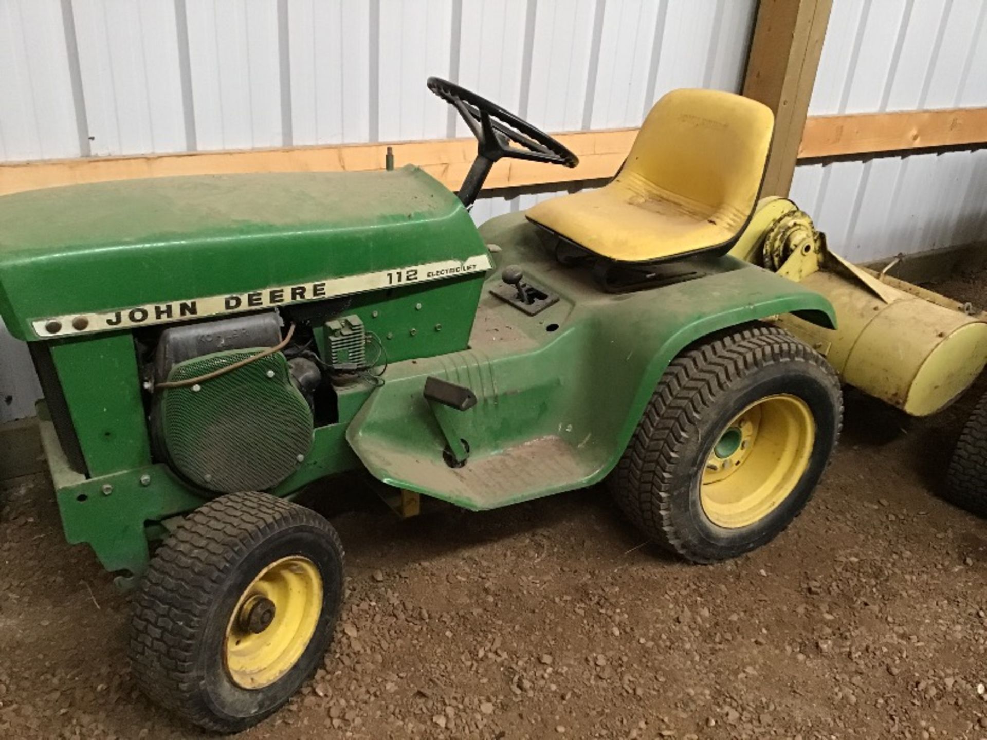 112 John Deere Mower & Tiller Tractor