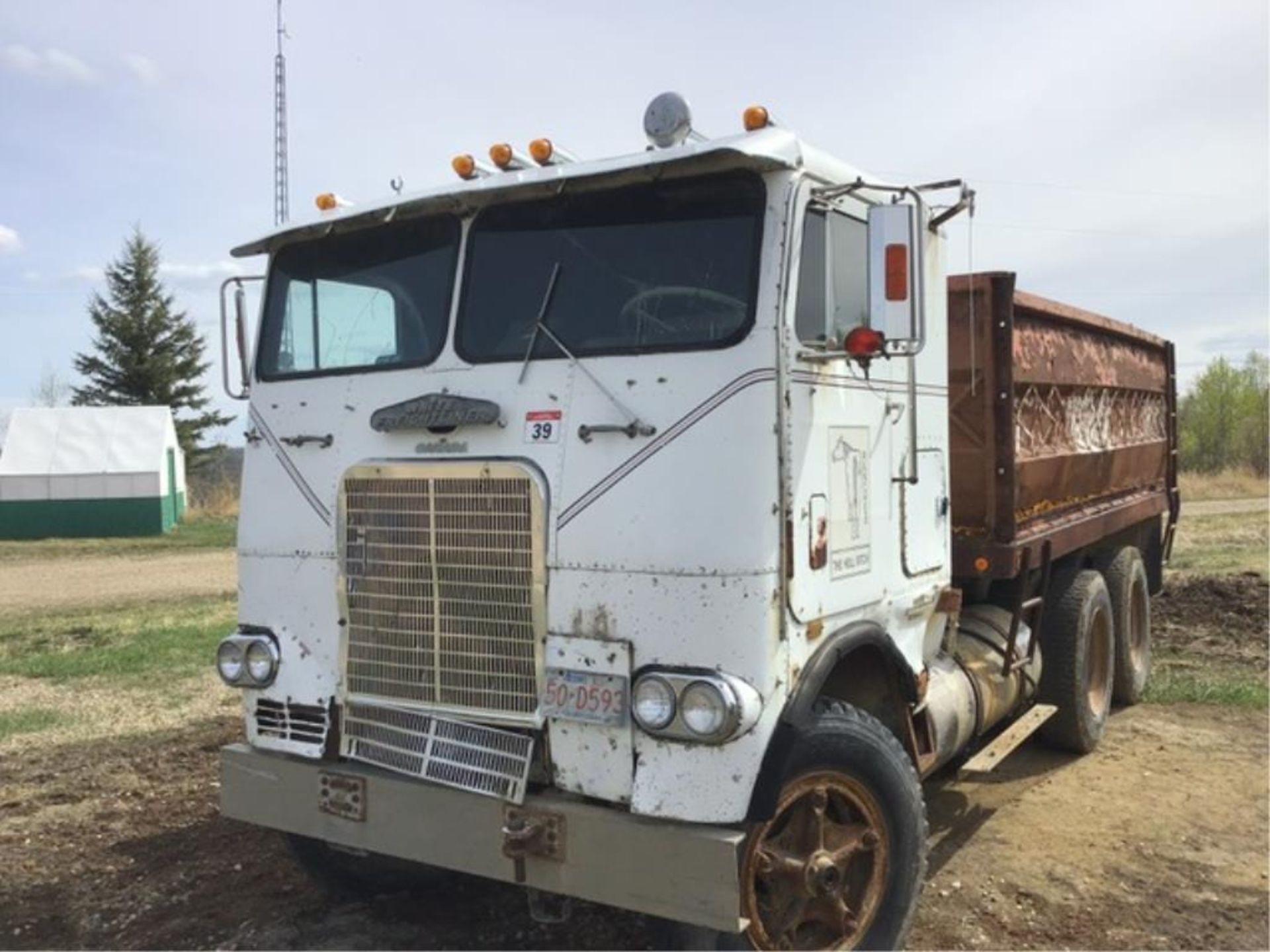 Freightliner T/A Cabover Grain Truck