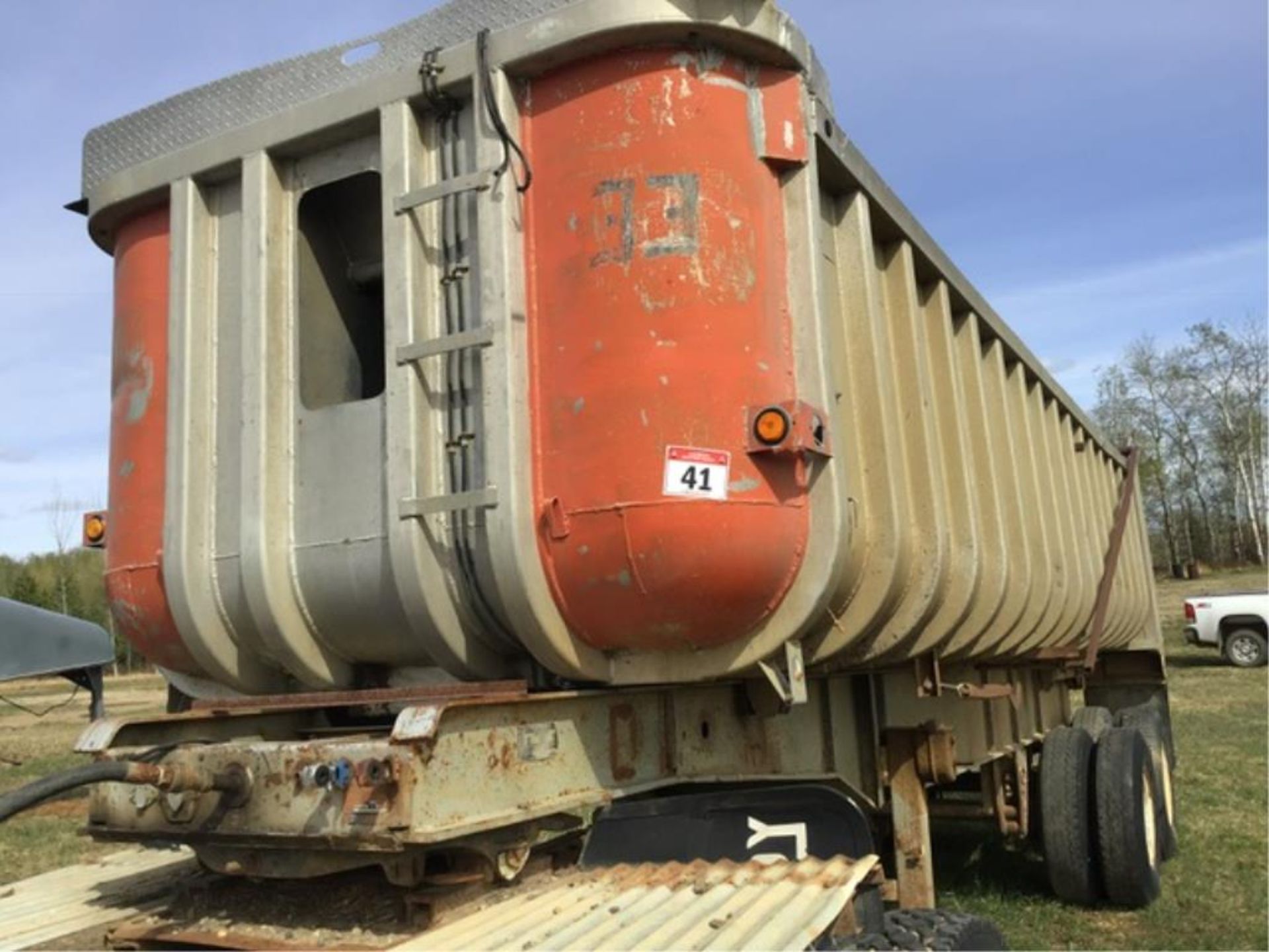 1974 Fruehauf T/A Aluminum Gravel Trailer