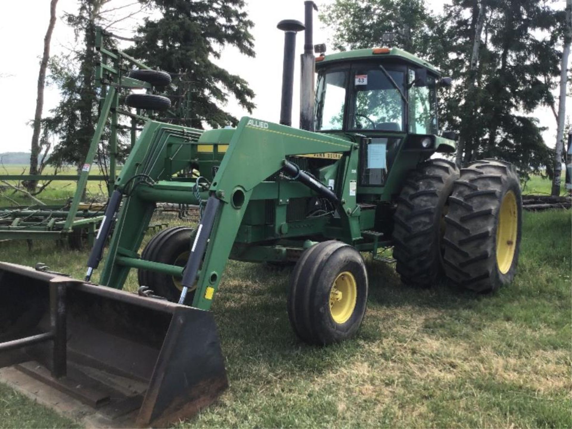 John Deere 4630 2wd Tractor 12543hrs, 20.8-38rr Duals, Drop in Eng 400hrs ago, (Has 795 Allied Front