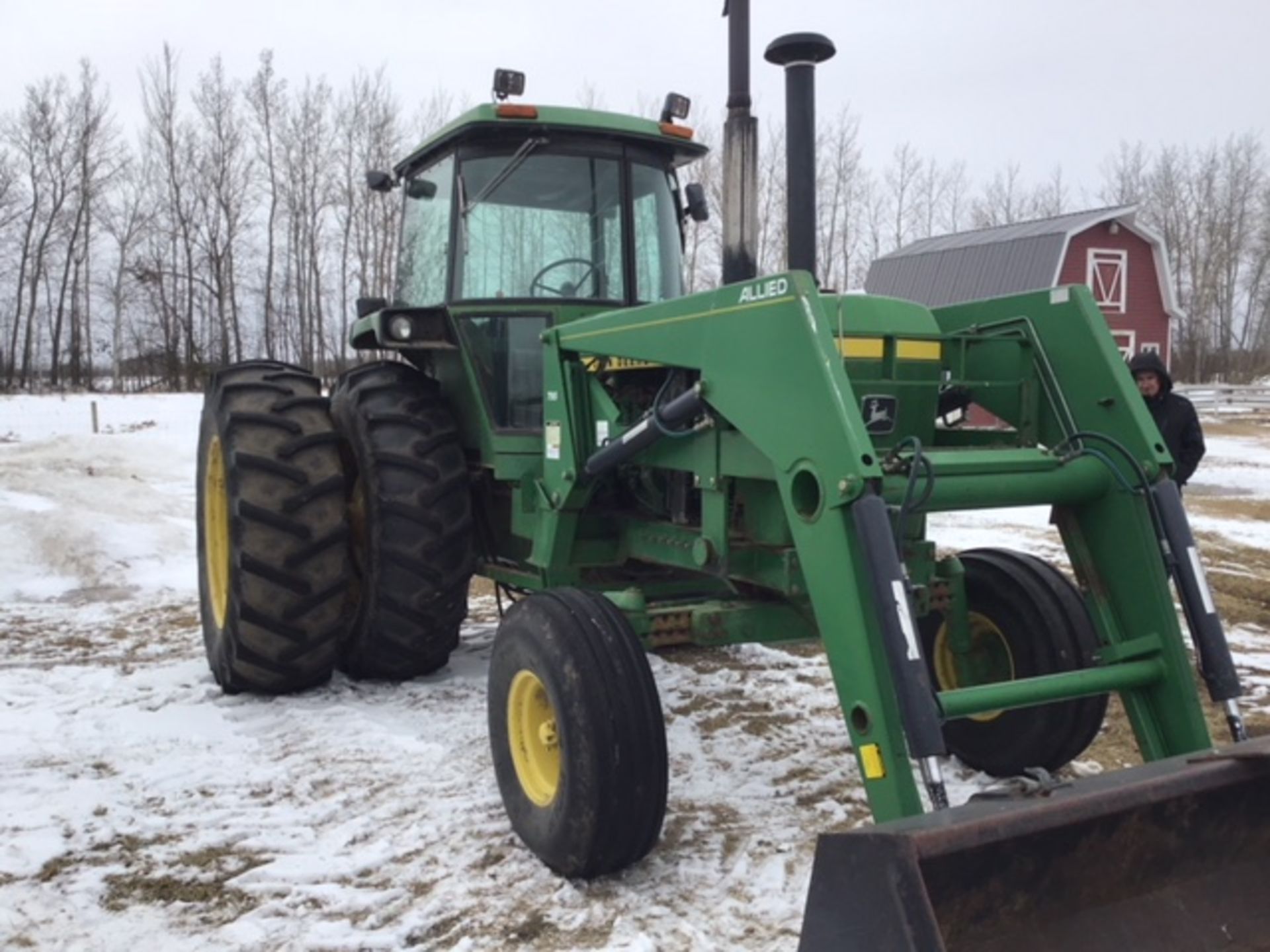 John Deere 4630 2wd Tractor 12543hrs, 20.8-38rr Duals, Drop in Eng 400hrs ago, (Has 795 Allied Front - Image 5 of 6