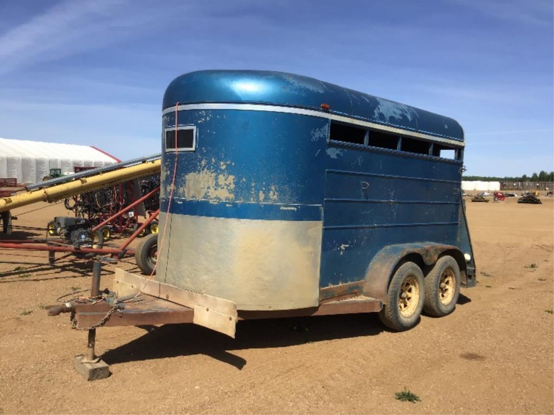 12ft T/A Horse Trailer