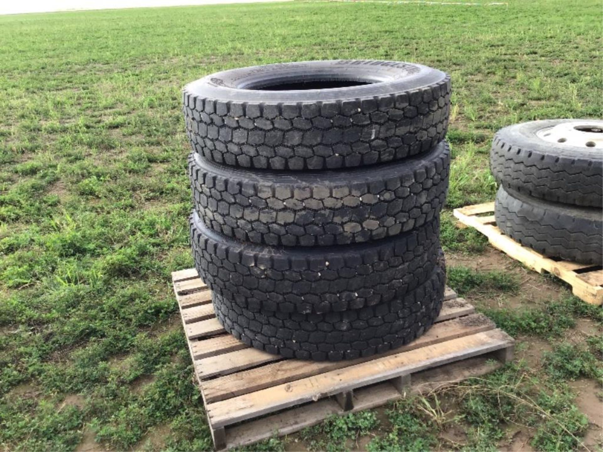 Set of 4 - 24.5 Truck Tires