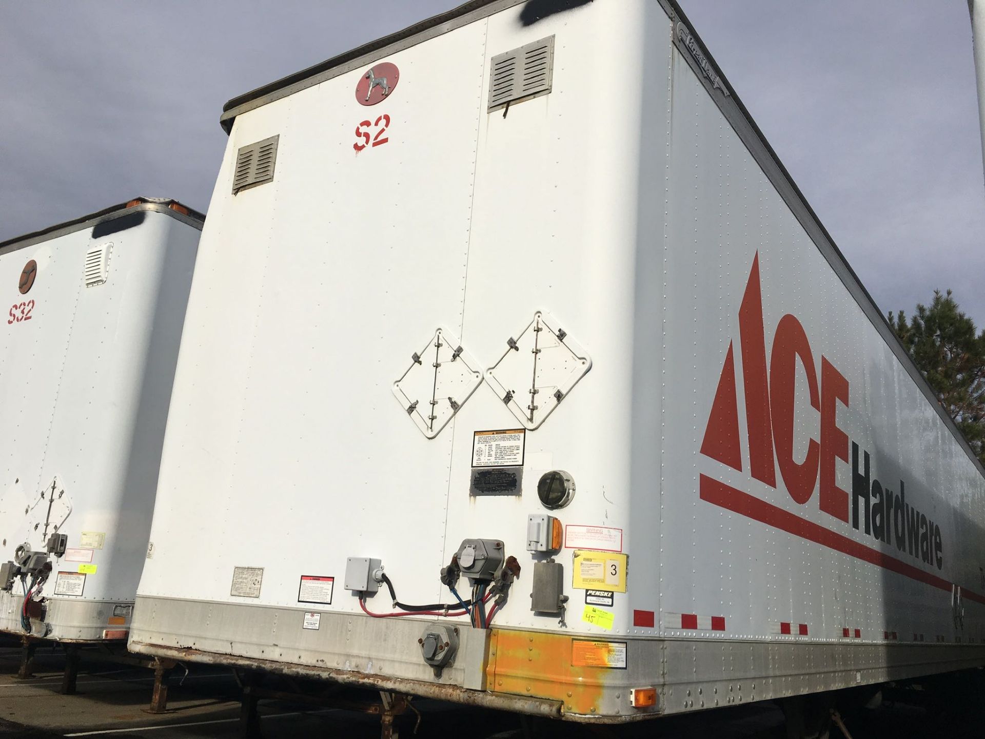 Trailer, Make: Great Dane. Year: 2007. Trailer #: S2. VIN: 1GRAA06267B702547. Sold with a title.