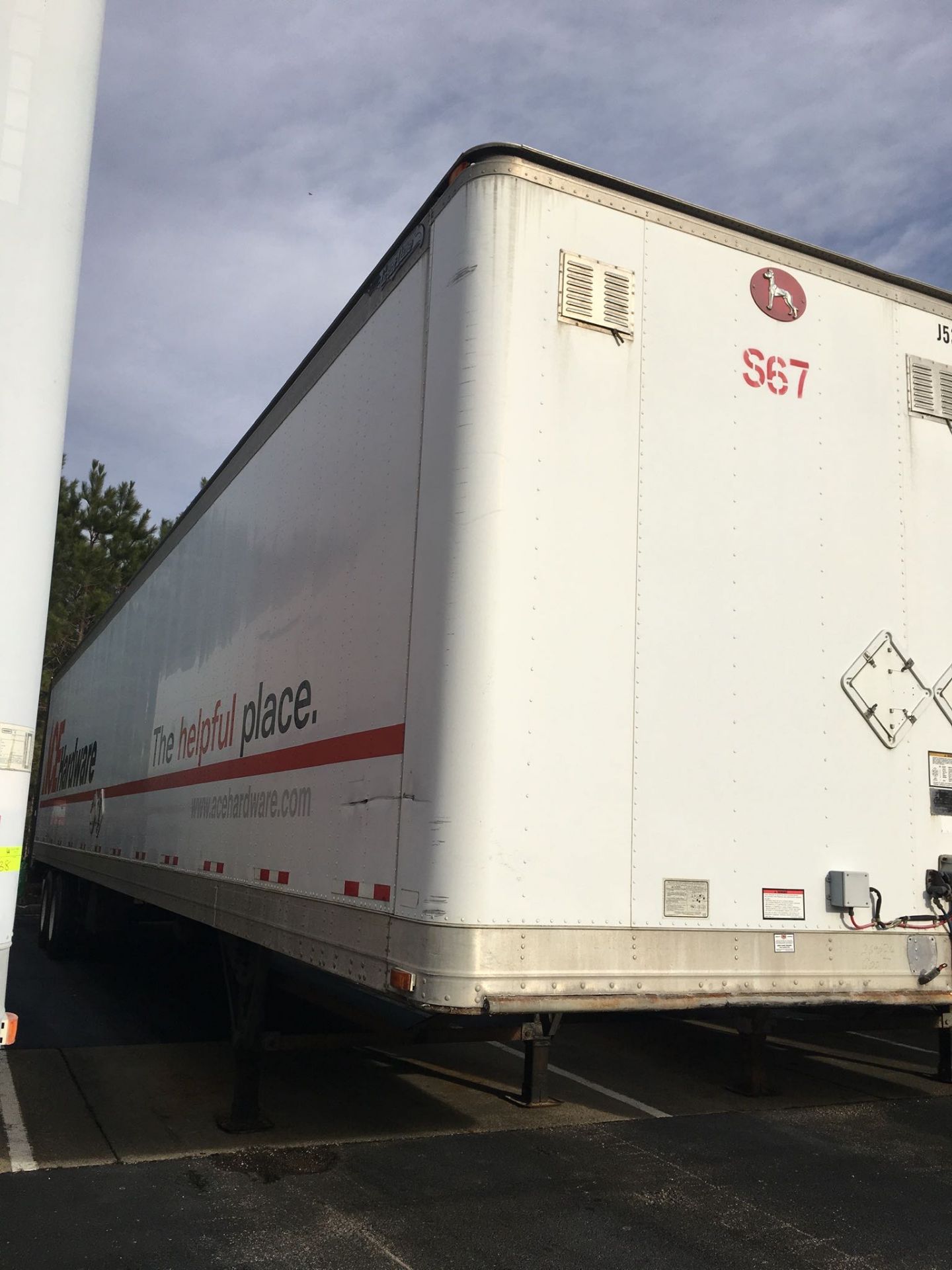 Trailer, Make: Great Dane. Year: 2007. Trailer #: S67. VIN: 1GRAA06297B702560. Sold with a title. - Image 2 of 2