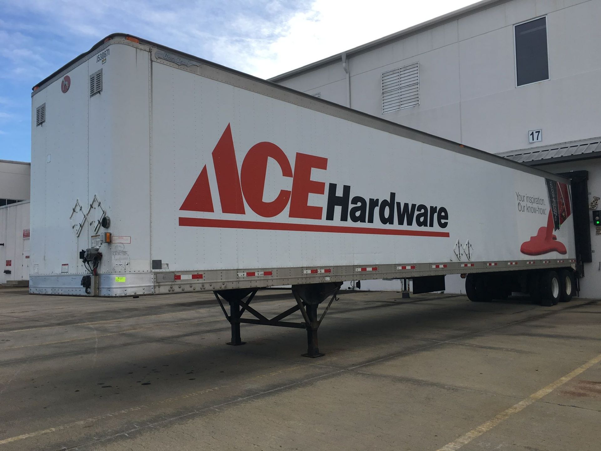 Trailer, Make: Great Dane. Year: 2006. Trailer #: J530671. VIN: 1GRAA06206B703367. Sold w/ a title.