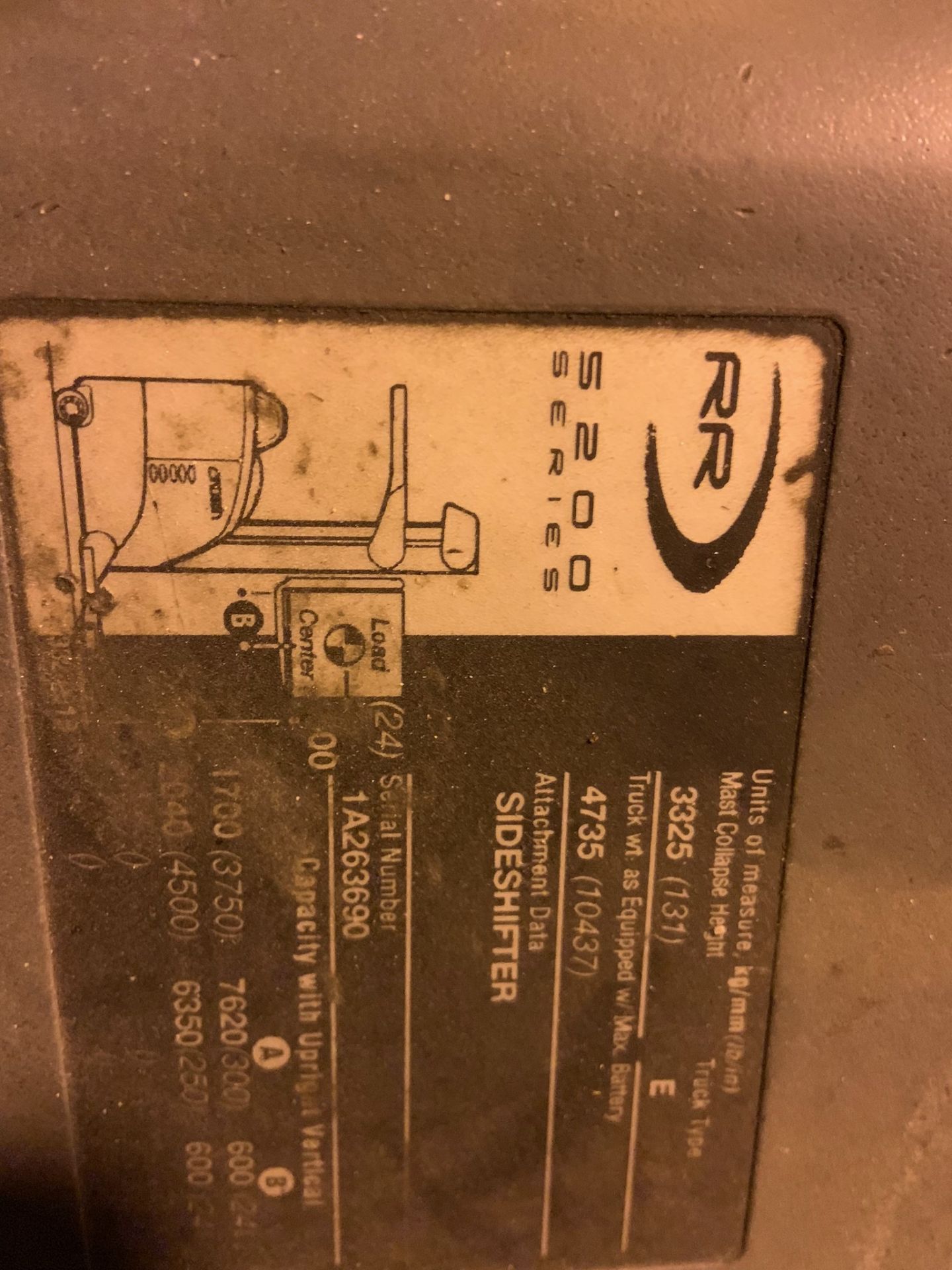 Forklift: Stand Up Electric Forklift. Make: Crown. Model: RR5220-45. S/N: 1A263690. Year: 2003. - Image 3 of 3