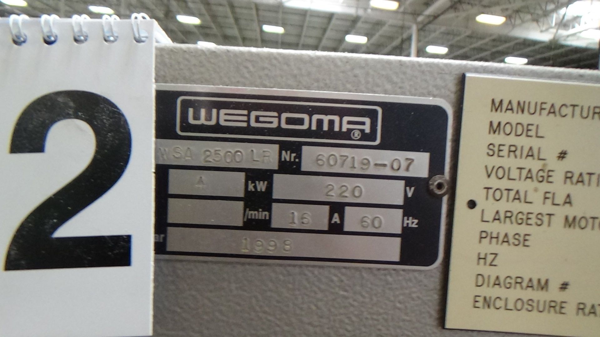 WSA 4 Point Vertical Vinyl Welder