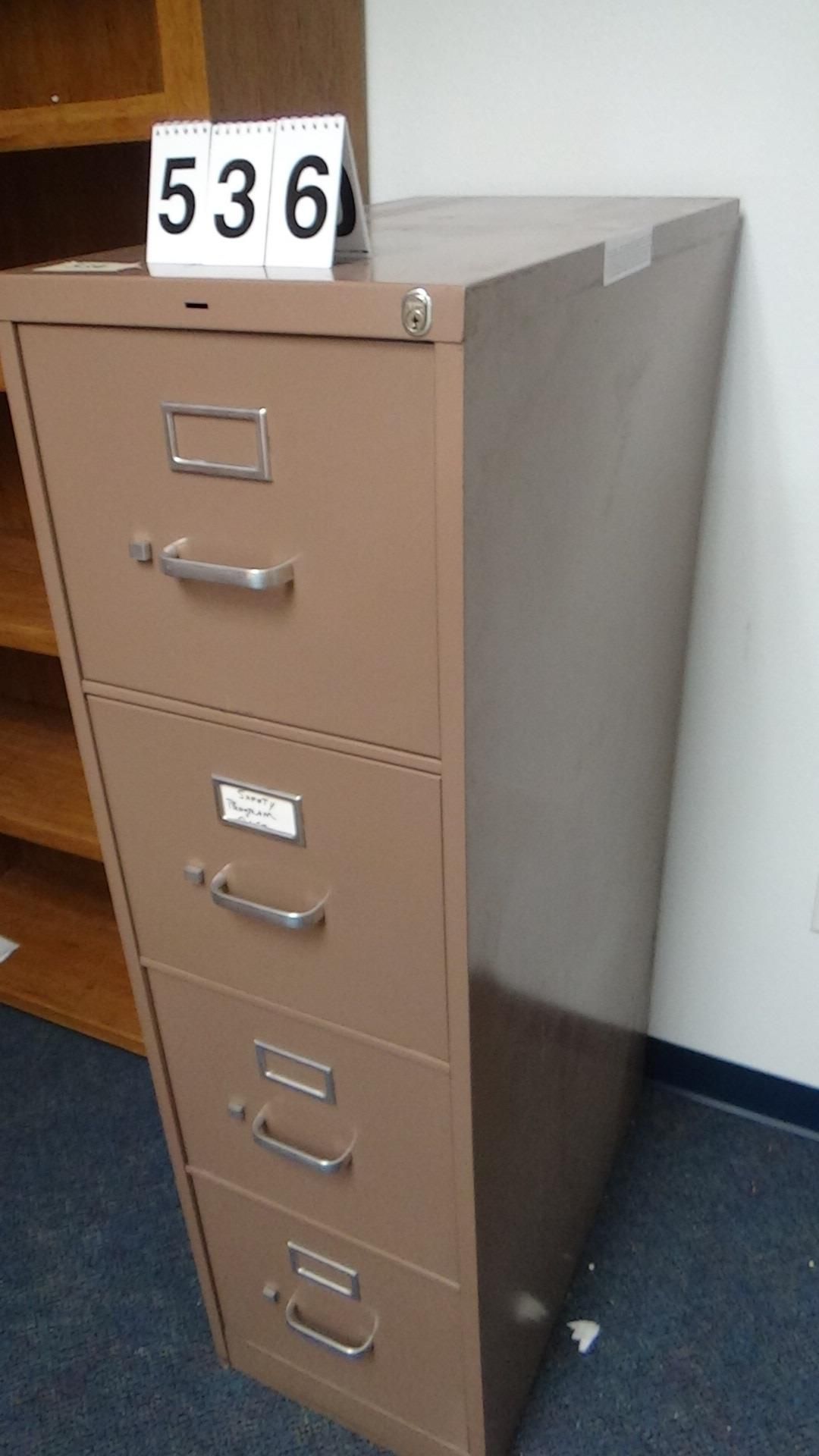 4 drawer file cabinet - Image 2 of 2