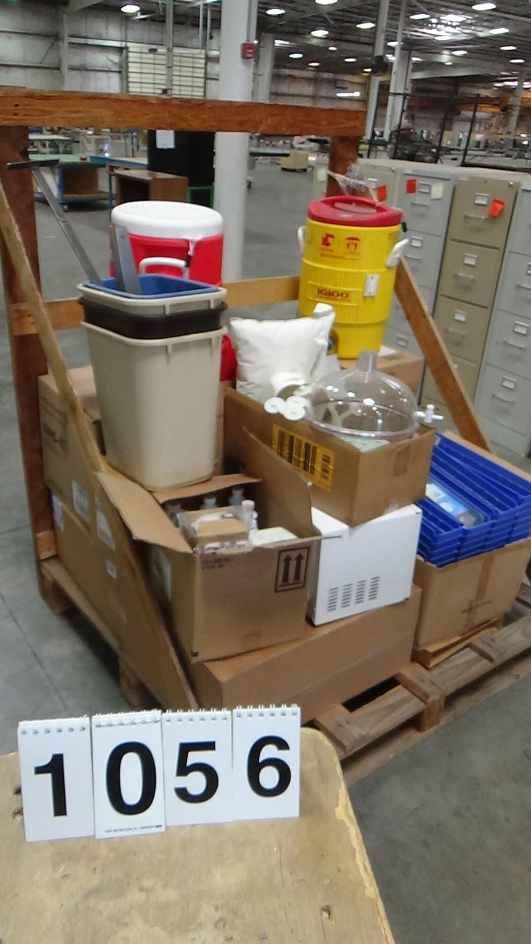 1056 Misc supplies - small trash cans, coolers, etc