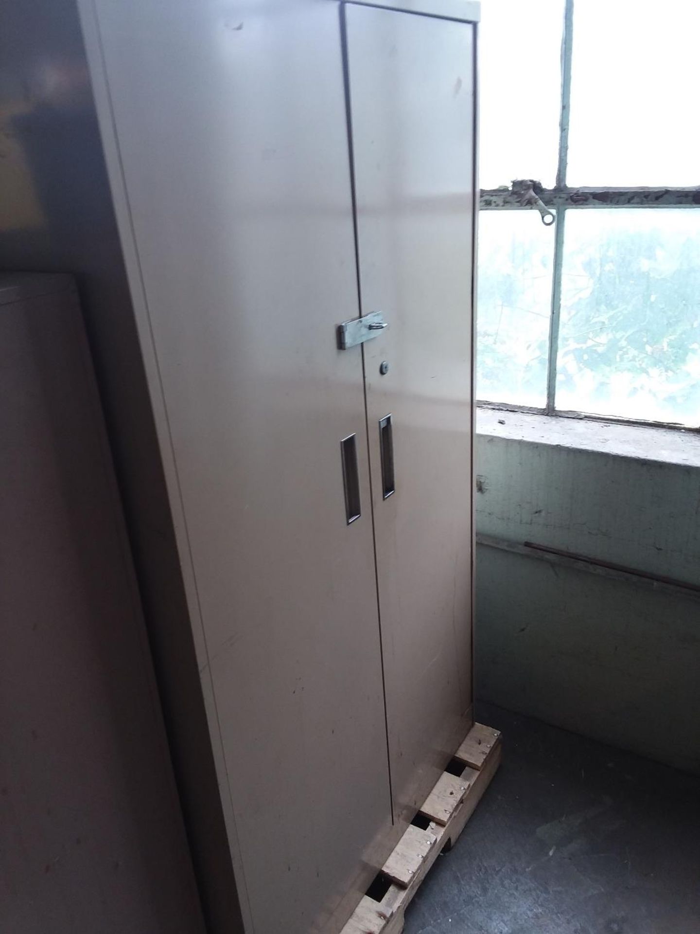 2 metal cabinets and file cabinet - Image 2 of 2