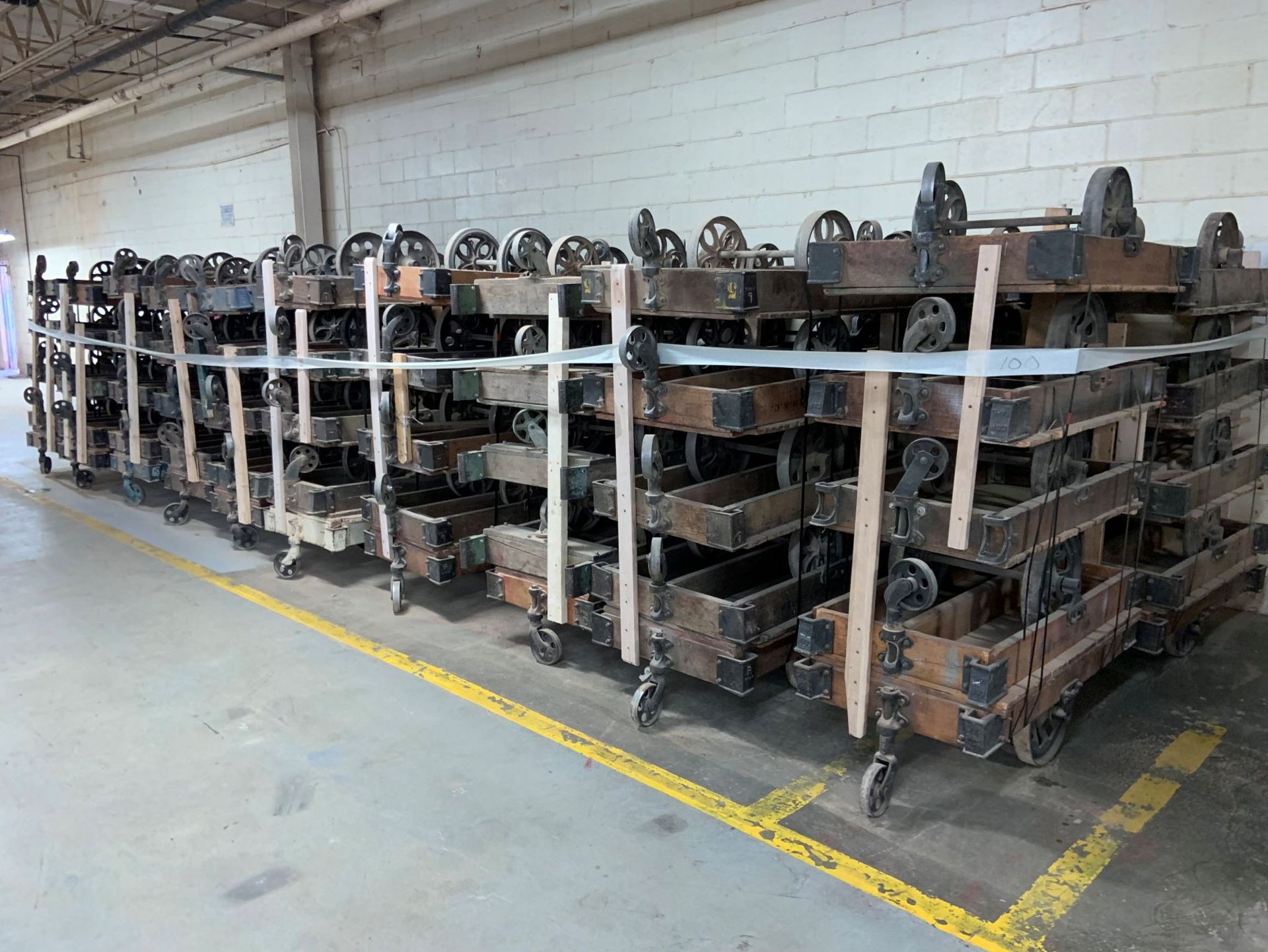 Factory wooden carts