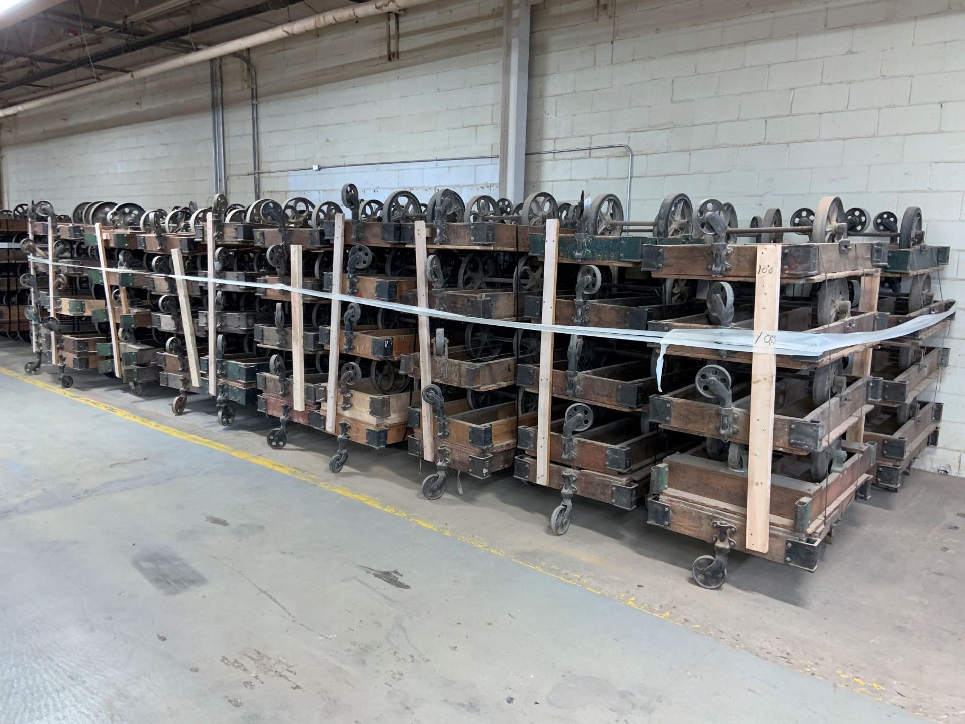 Factory wooden carts