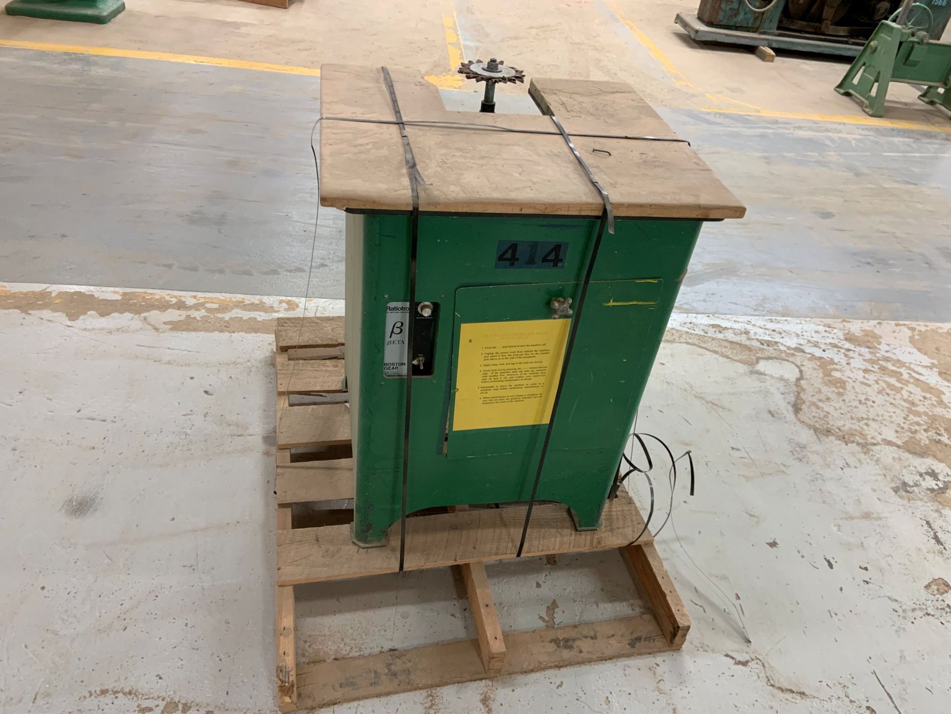 Spool Sander Whirlwind spool sander,model: 700, serial:475120