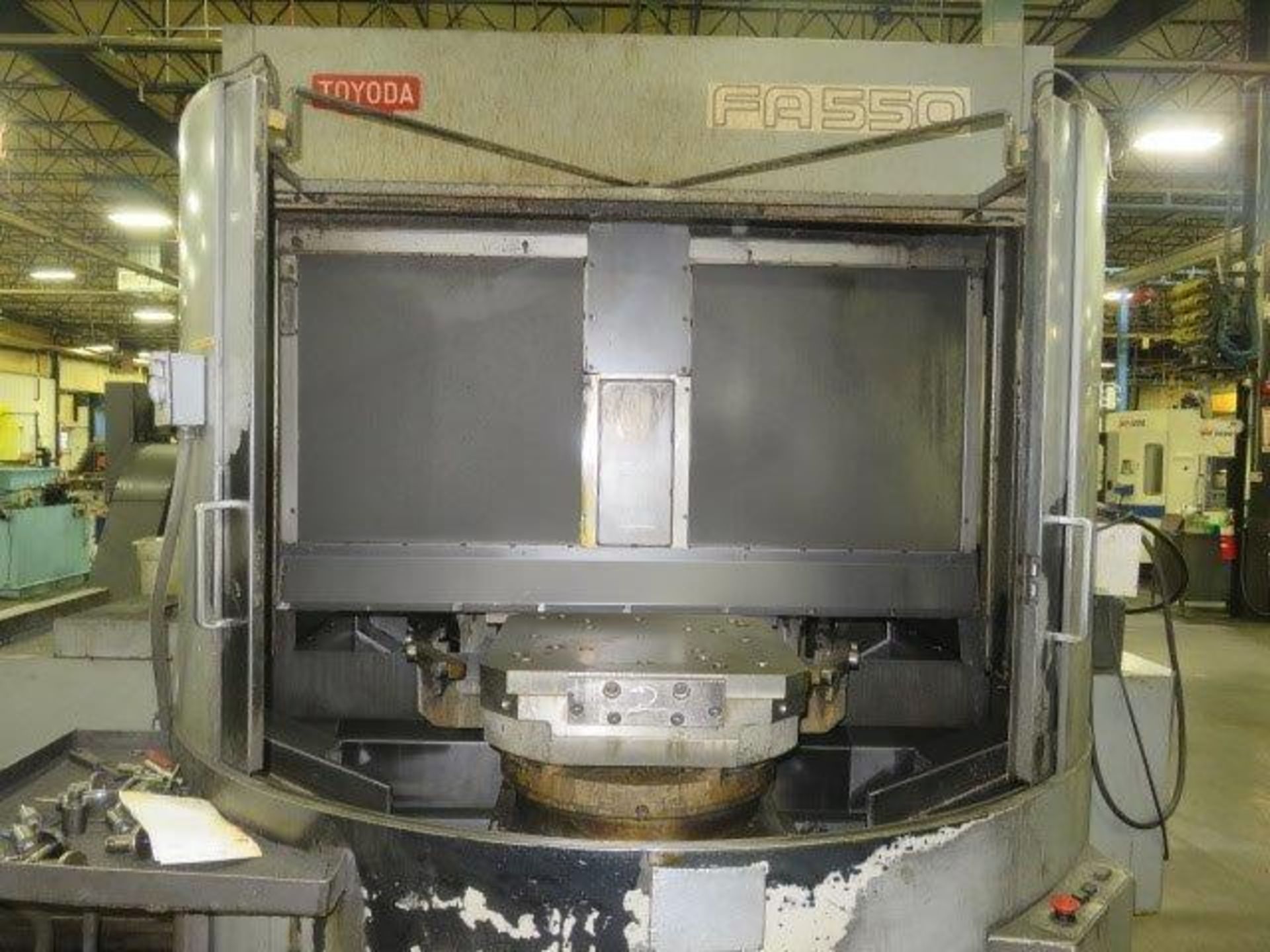 Toyoda Machining Center - Mod. FA550 - w/Tubro Conveyor - Asset I.D. 998000736 CK 1281