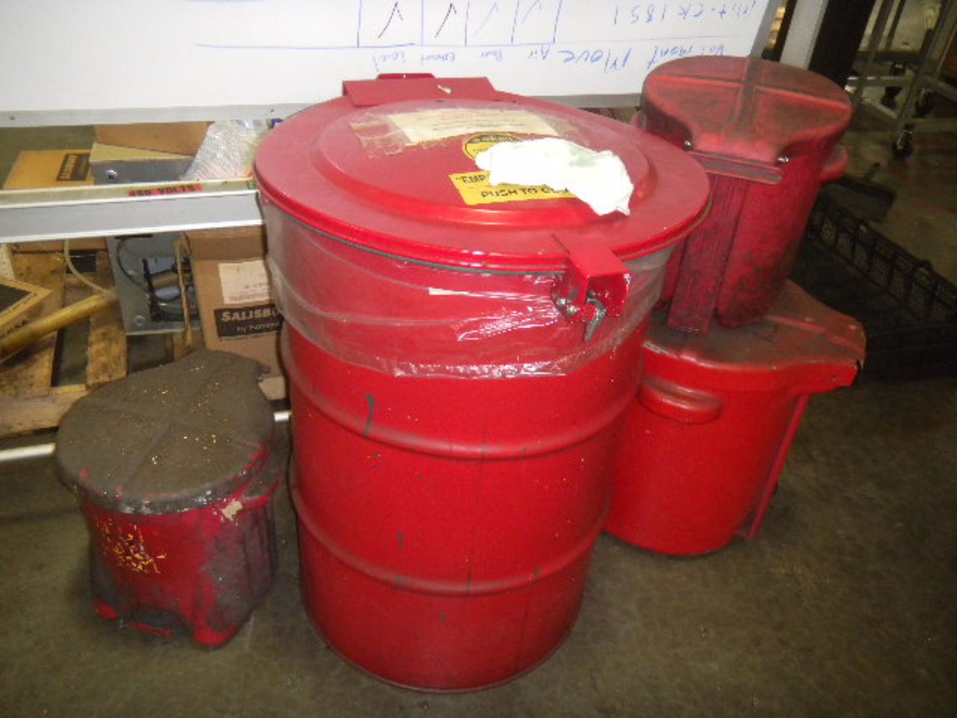Safety Drums (Red) - (4) Total