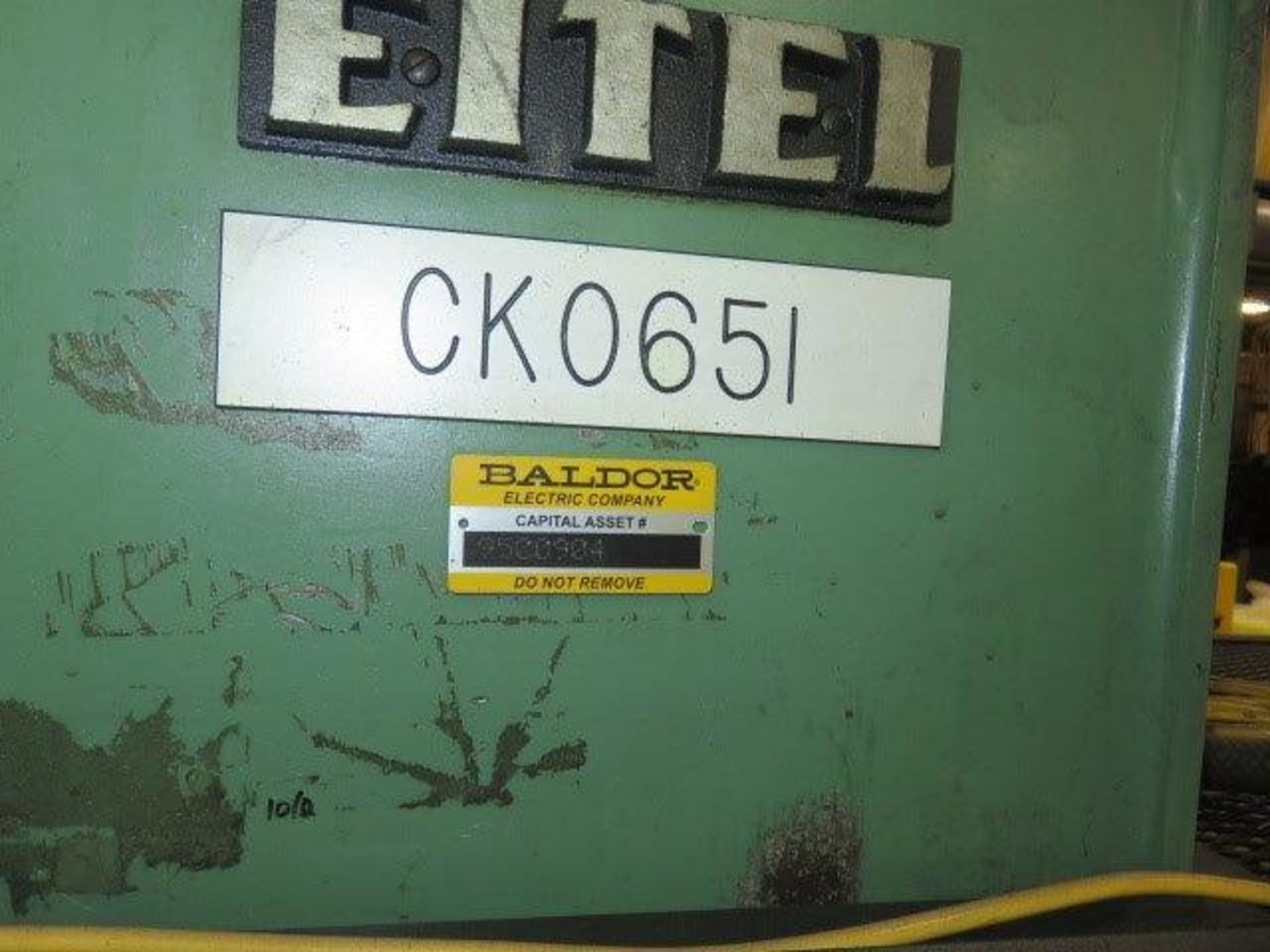 Eitel Straightener Machine Workstation - Asset I.D. 9500904 CK 0651 - Image 3 of 3